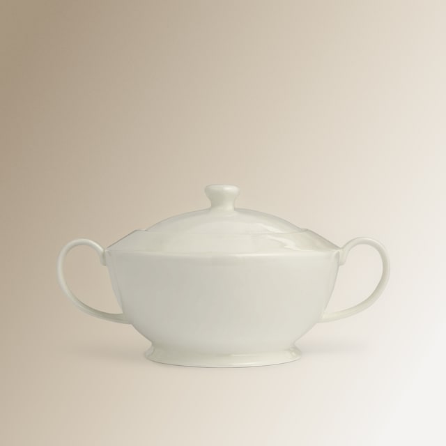 Imagem 0 de Terrina de sopa redonda Bone China Essential El Corte Inglés