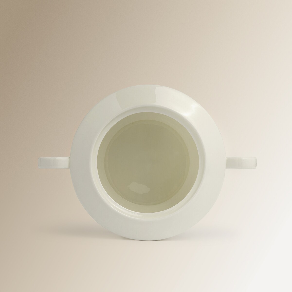 Terrina de sopa redonda Bone China Essential El Corte Inglés Branco-5