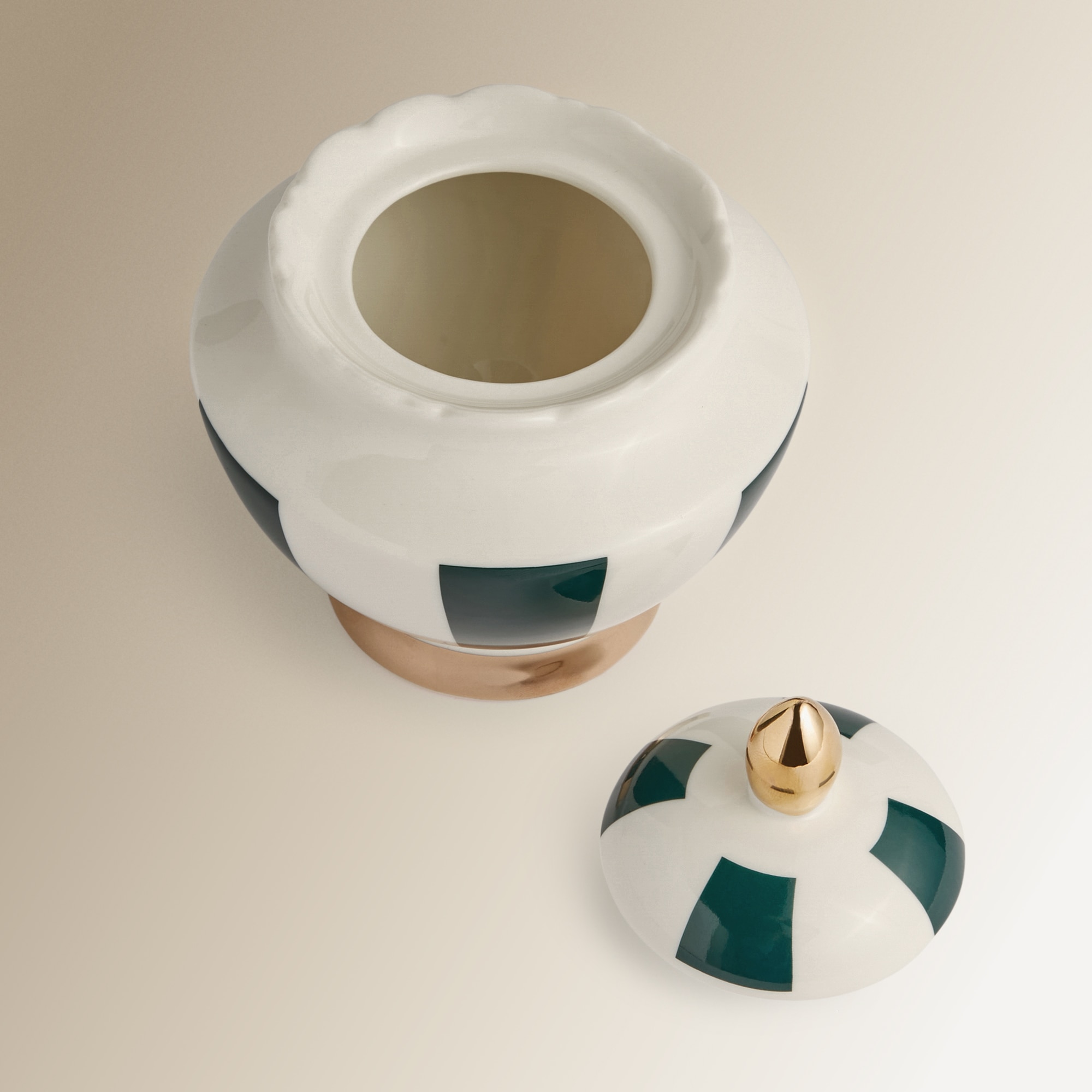 Conjunto de Açucareiro e Leiteira Persia Verde-escuro-5