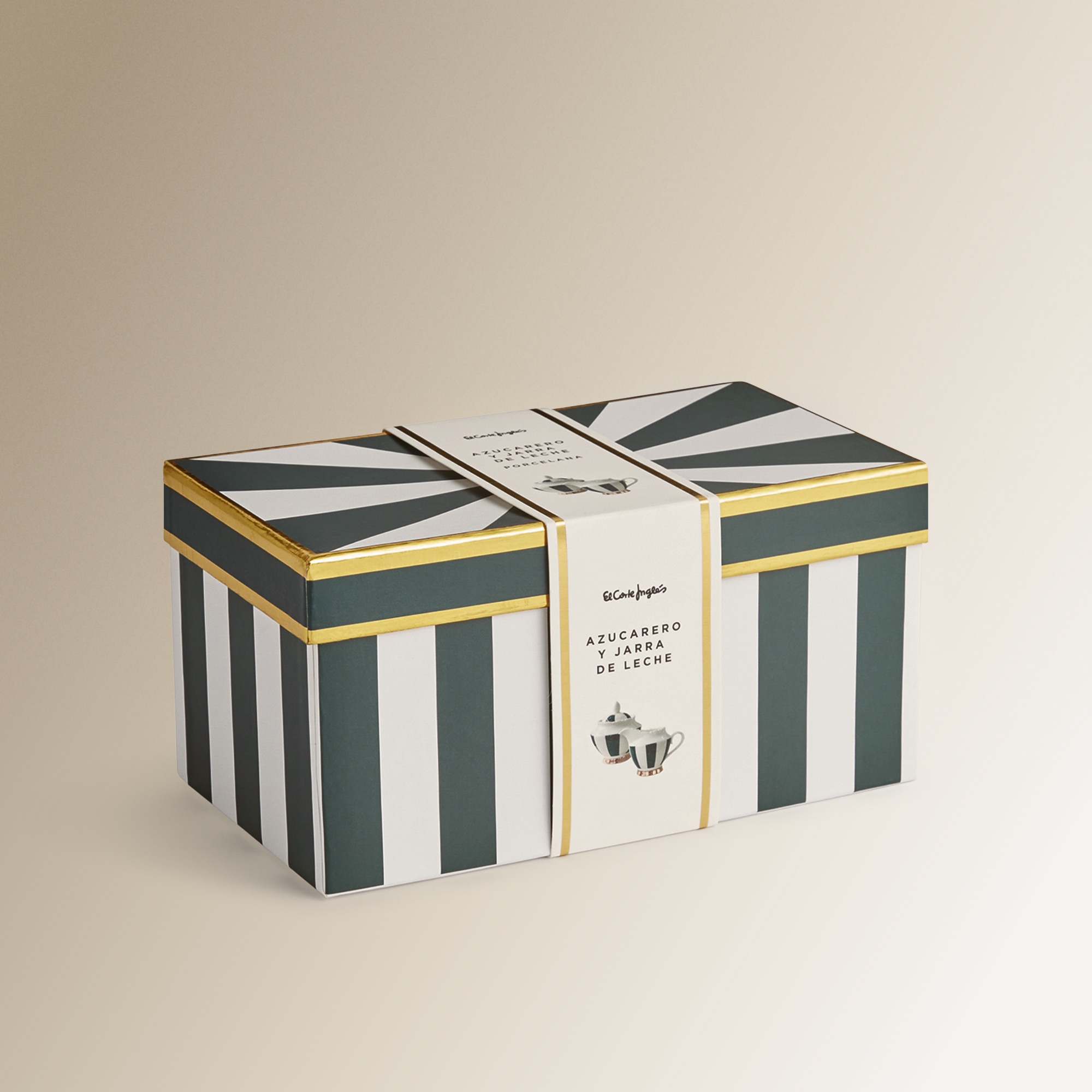 Conjunto de Açucareiro e Leiteira Persia Verde-escuro-7