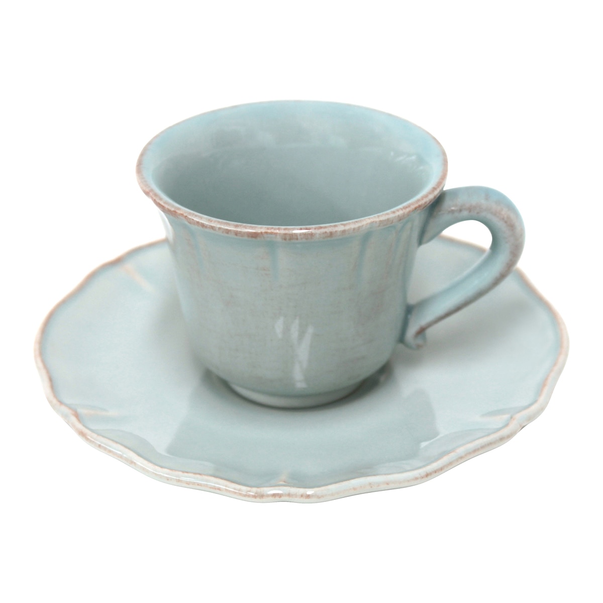 Costa Nova - Taza de café con plato Alentejo Costa Nova.