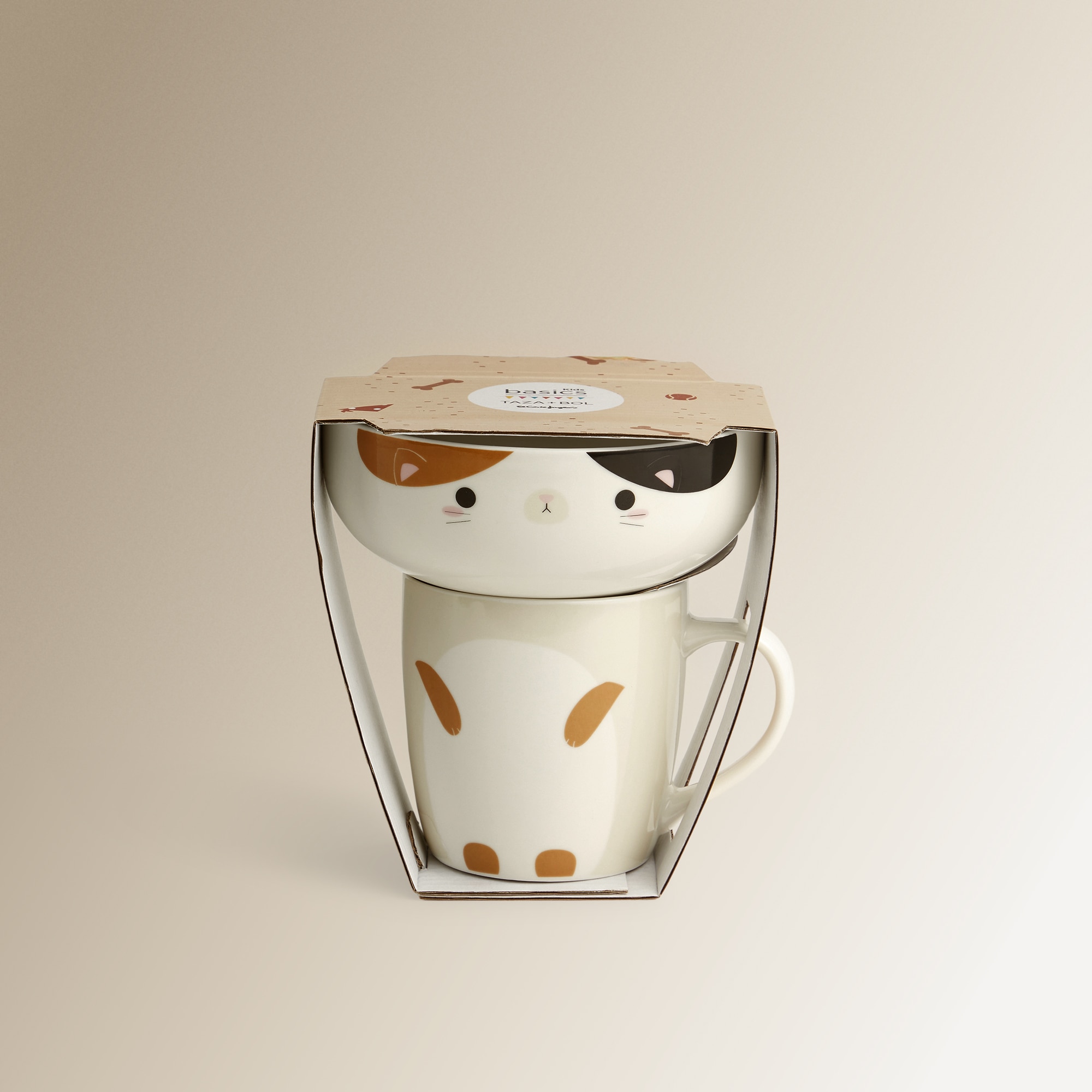 Set de regalo taza y bowl Dog Basics El Corte Inglés Multicolor-5