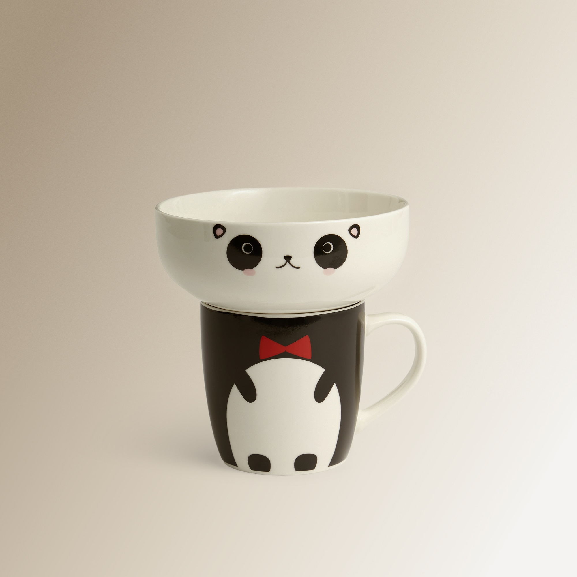Imagen 0 de Set de regalo taza y bowl Panda Basics El Corte Inglés