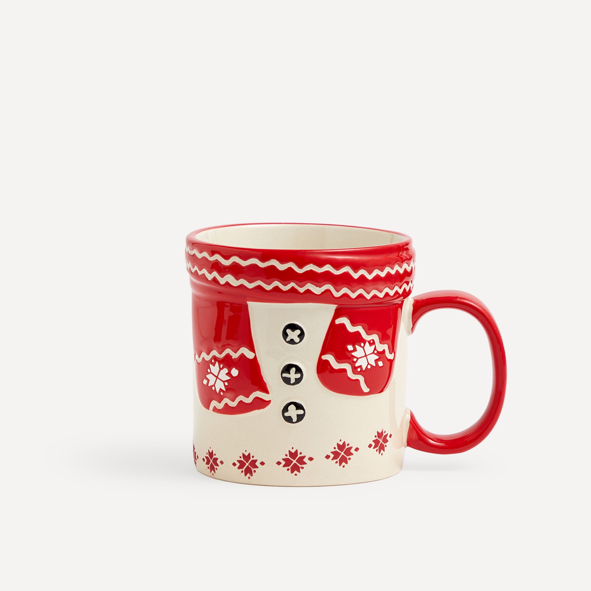 Set de regalo taza y bowl Muñeco Navidad Basics El Corte Inglés Rojo-2