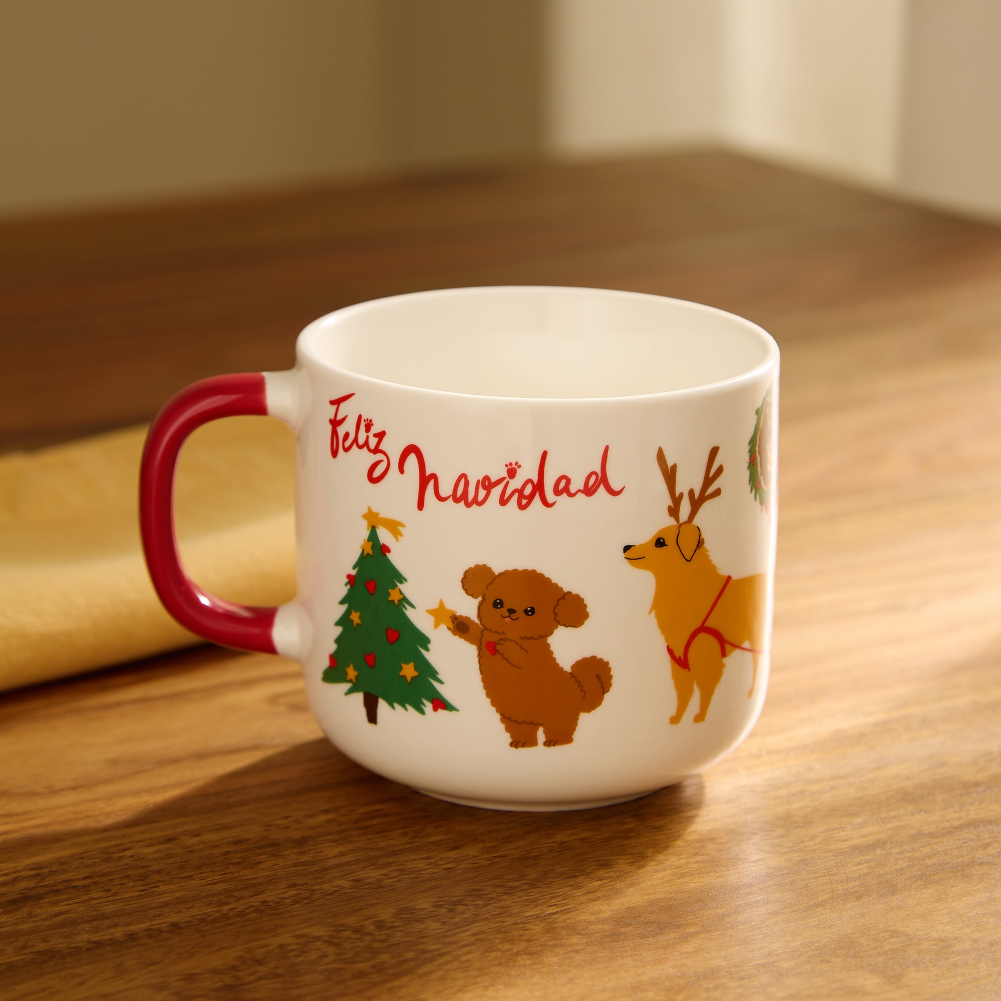 Taza mug Perro Navidad Multicolor-1