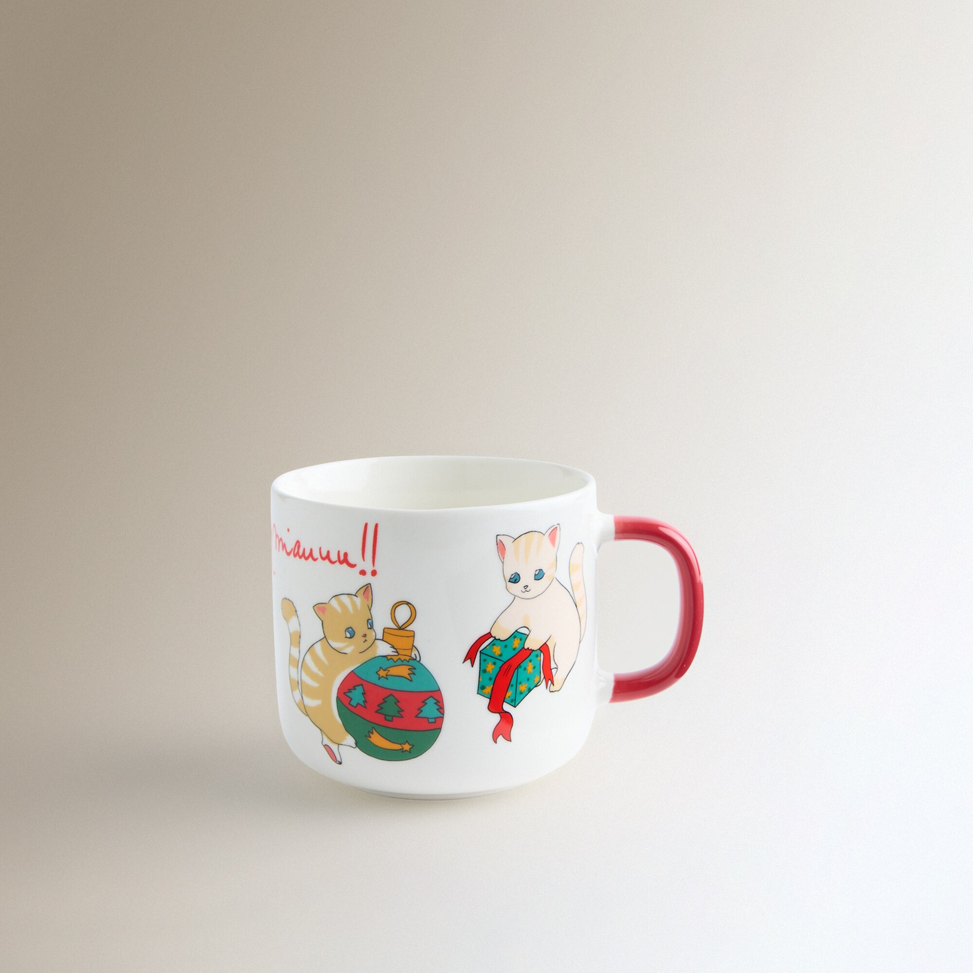 Taza mug Gato Navidad Multicolor-2