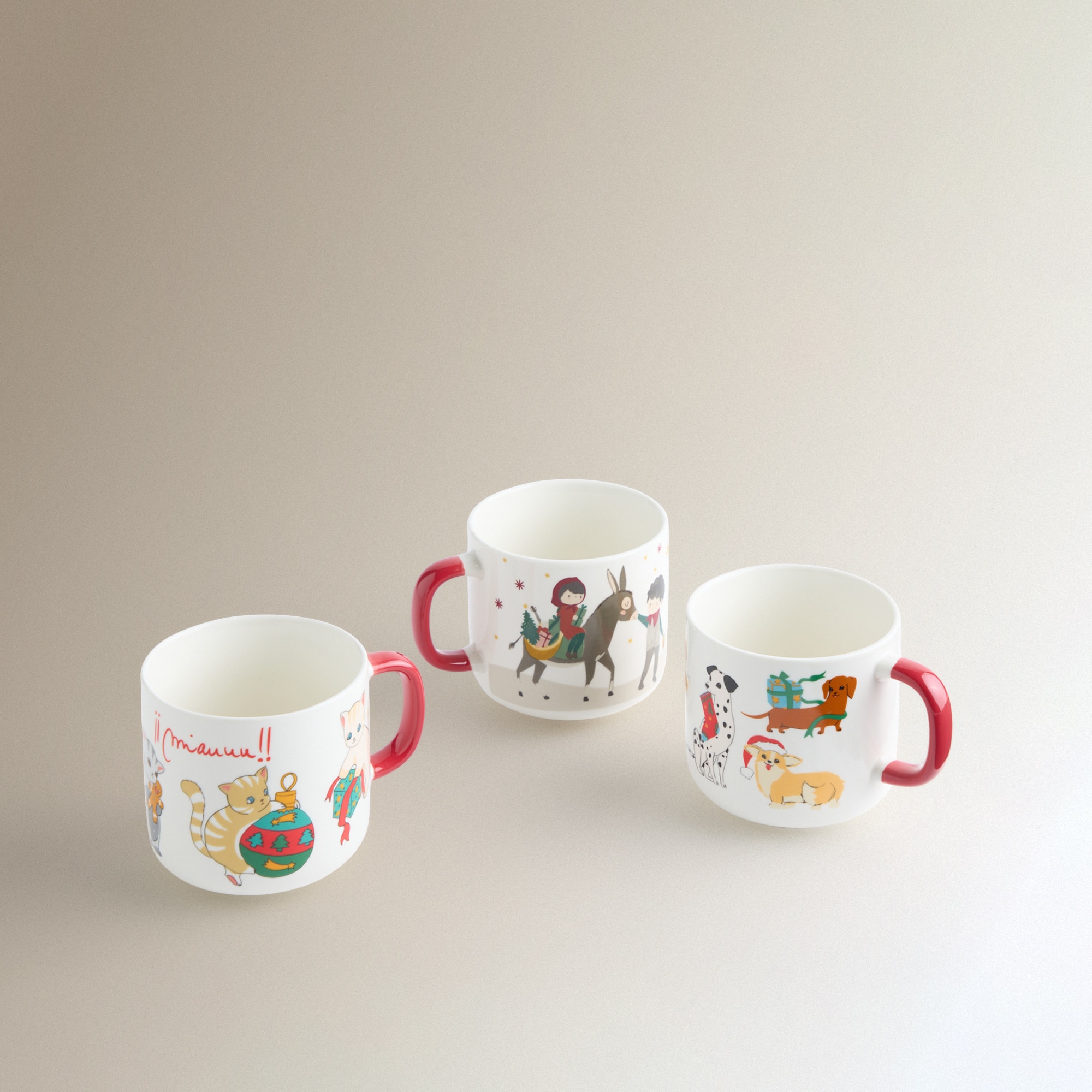 Taza mug Gato Navidad Multicolor-5