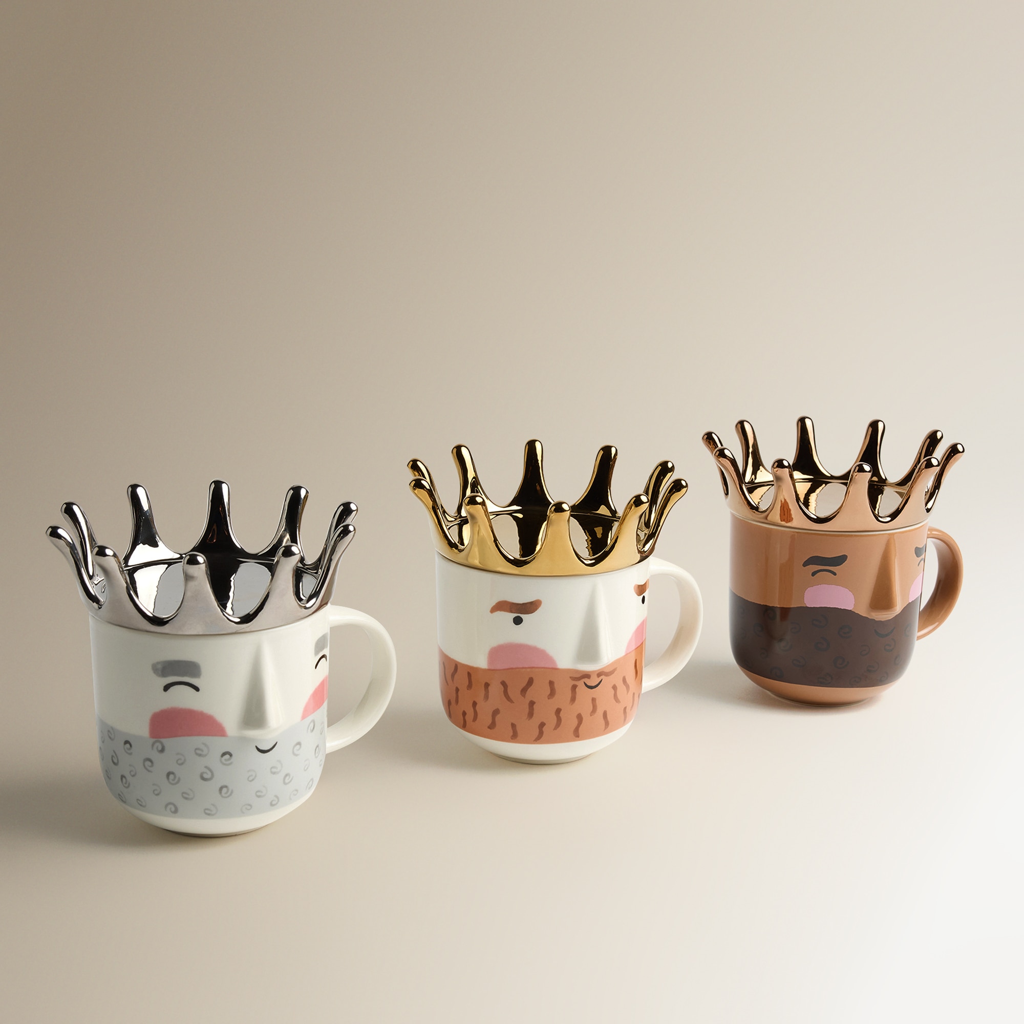 Taza mug Rey Melchor Corona Navidad Plata-7