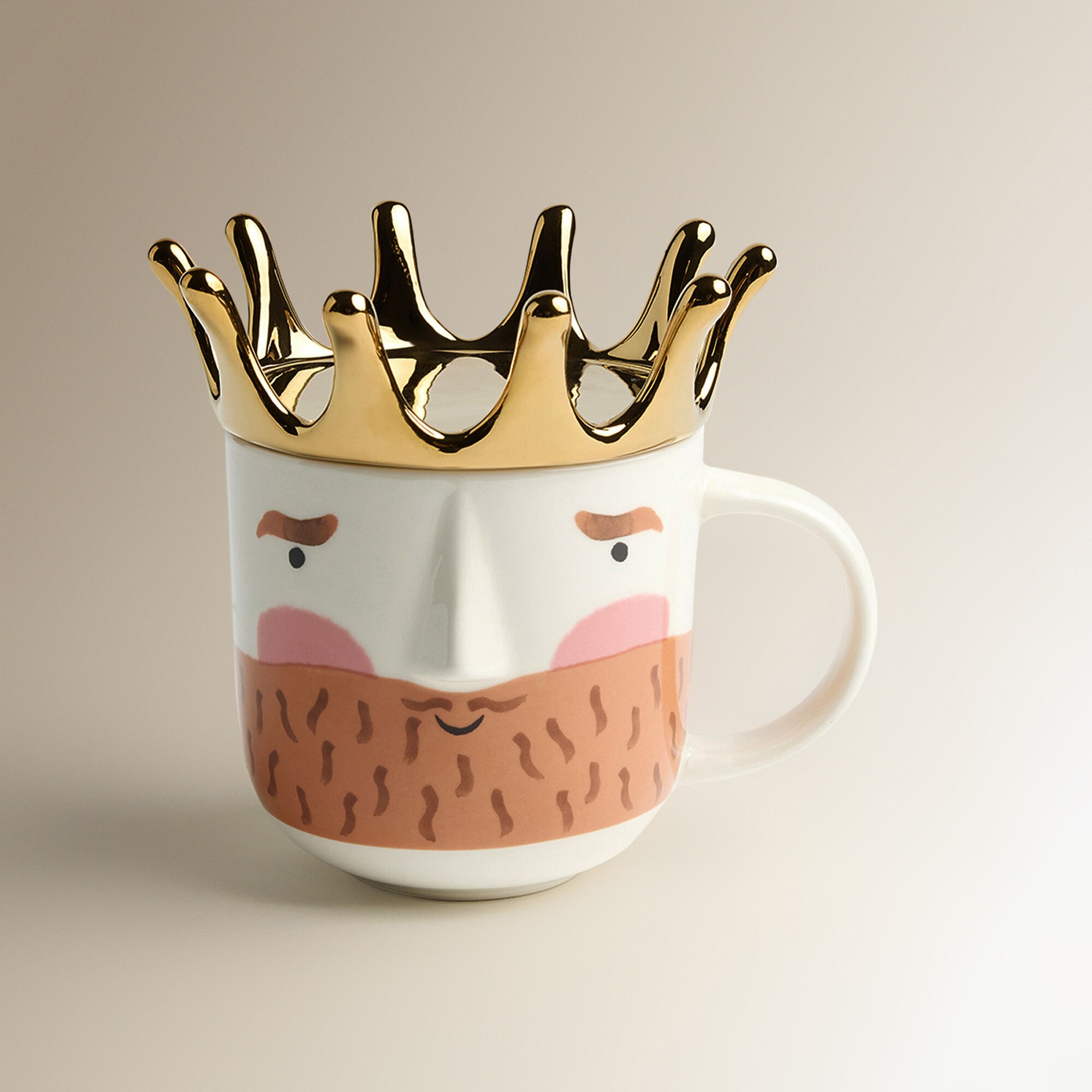 Taza mug Rey Gaspar Corona Navidad Oro-2