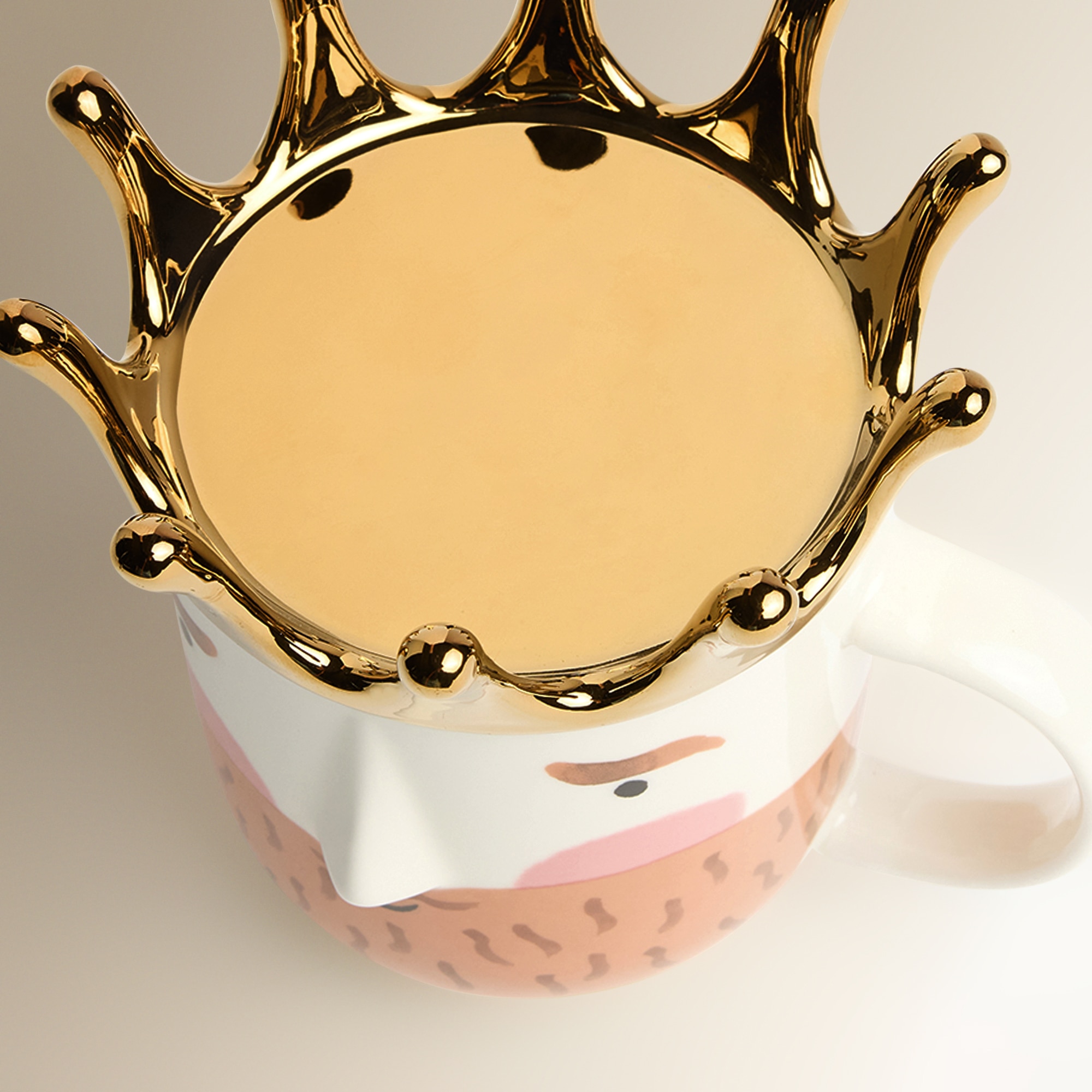 Taza mug Rey Gaspar Corona Navidad Oro-3