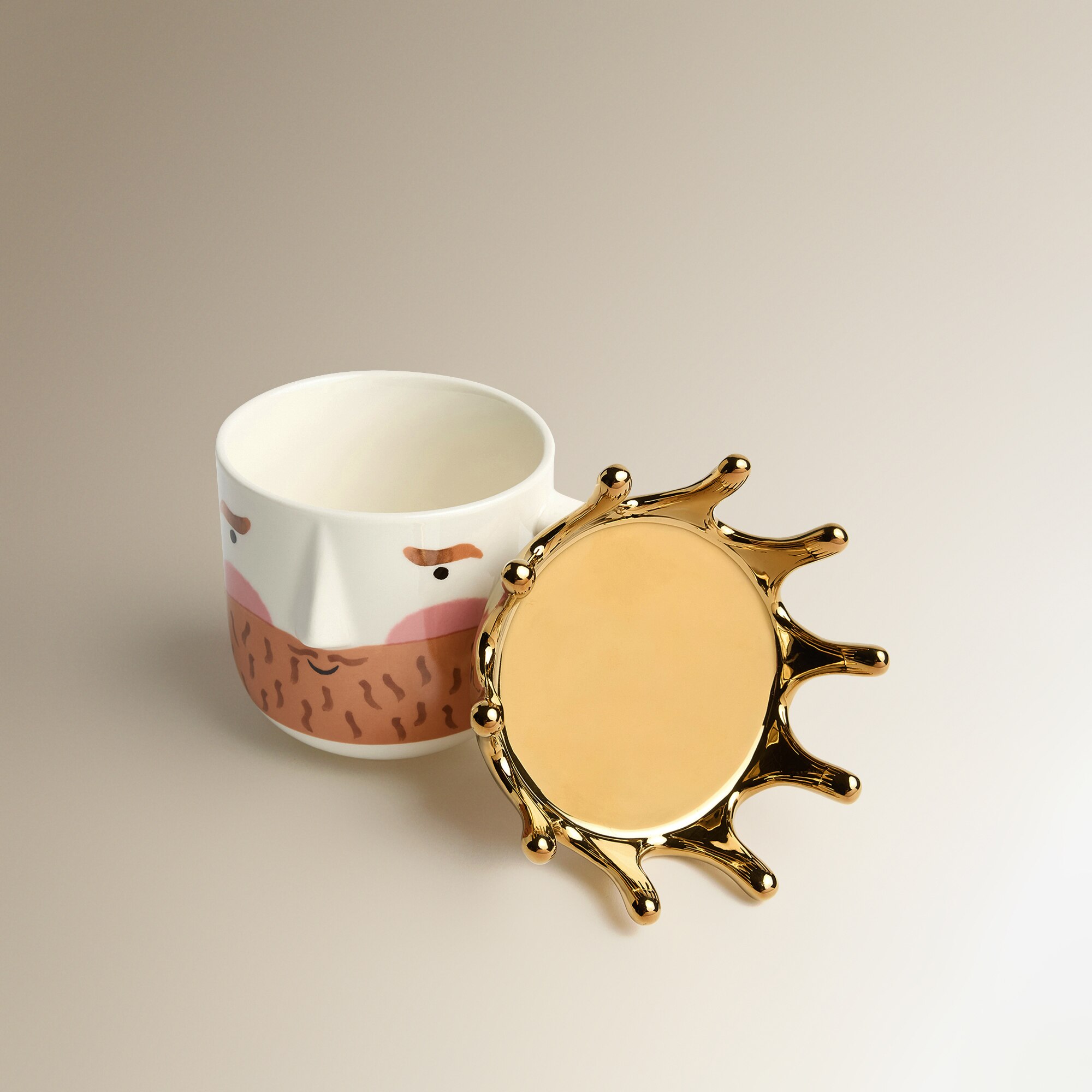 Taza mug Rey Gaspar Corona Navidad Oro-5