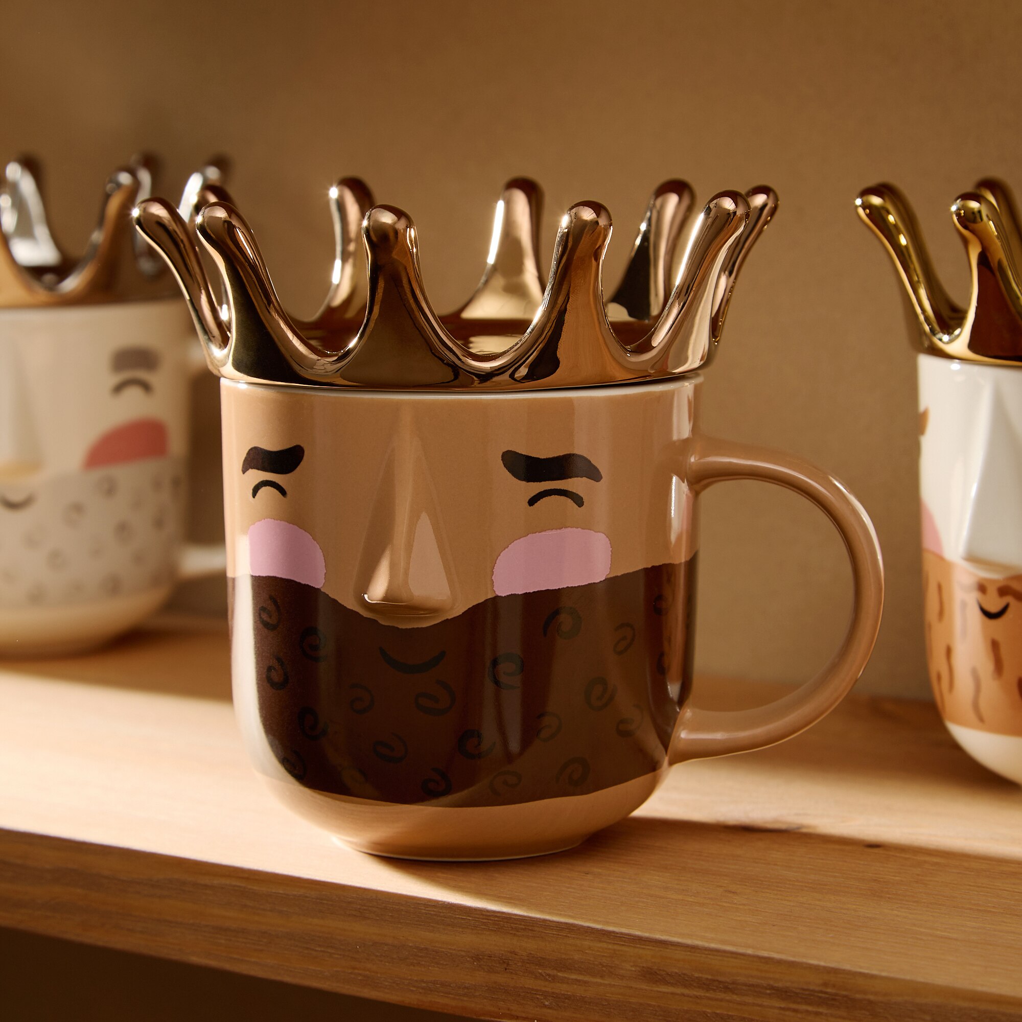 Taza mug Rey Baltasar Corona Navidad Cobre-1