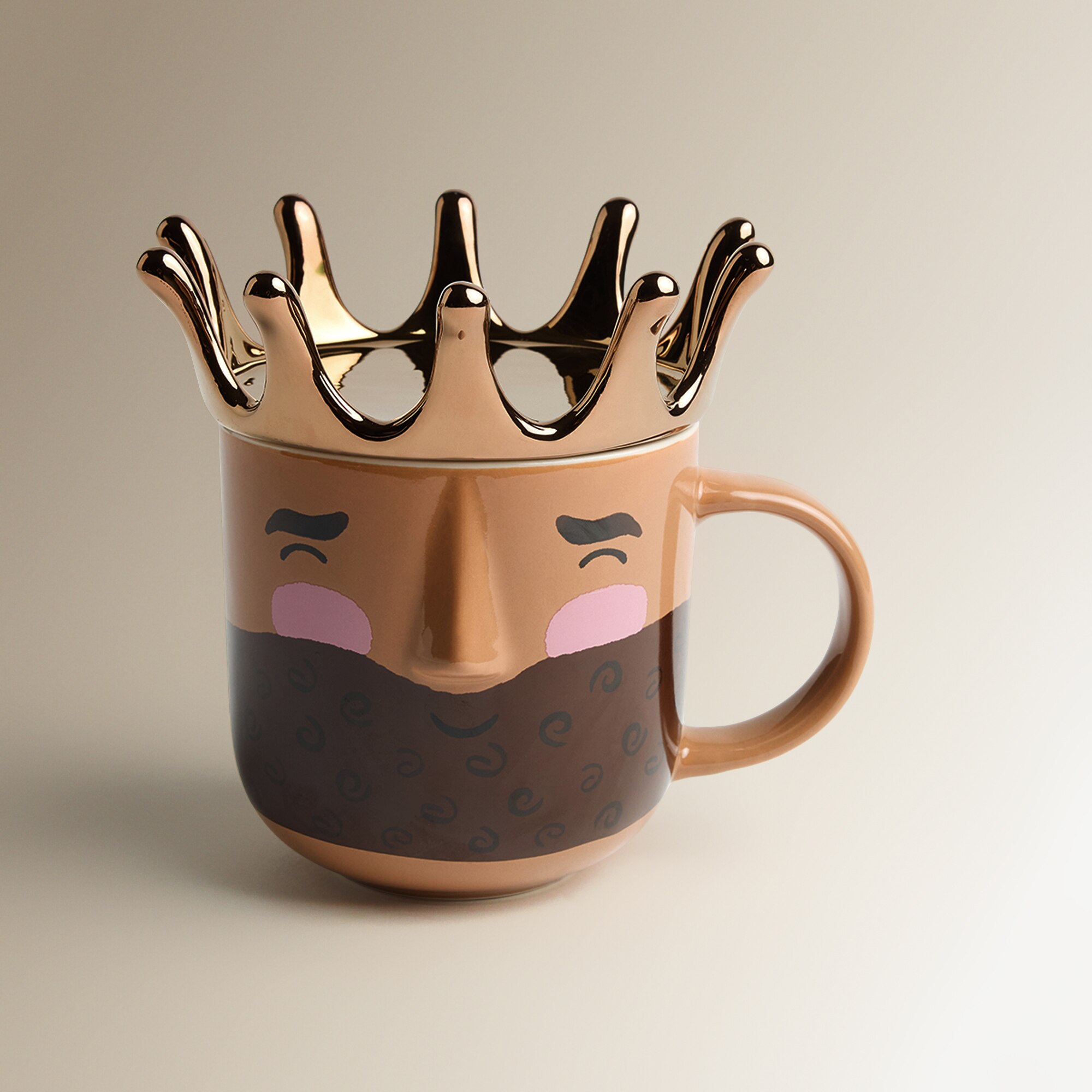 Taza mug Rey Baltasar Corona Navidad Cobre-2
