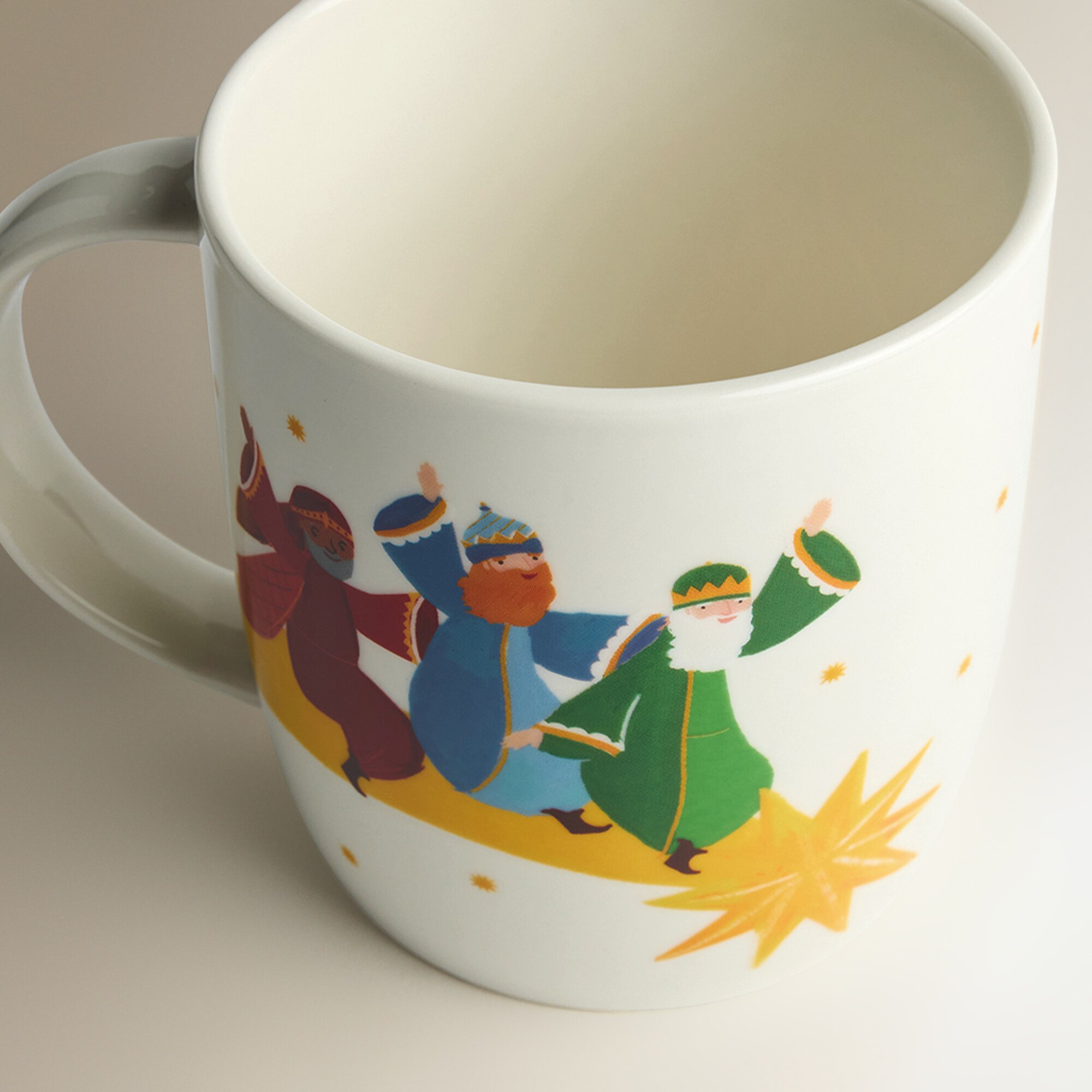 Taza mug Reyes Magos y colgante Papá Noel en caja de regalo Navidad Multicolor-3