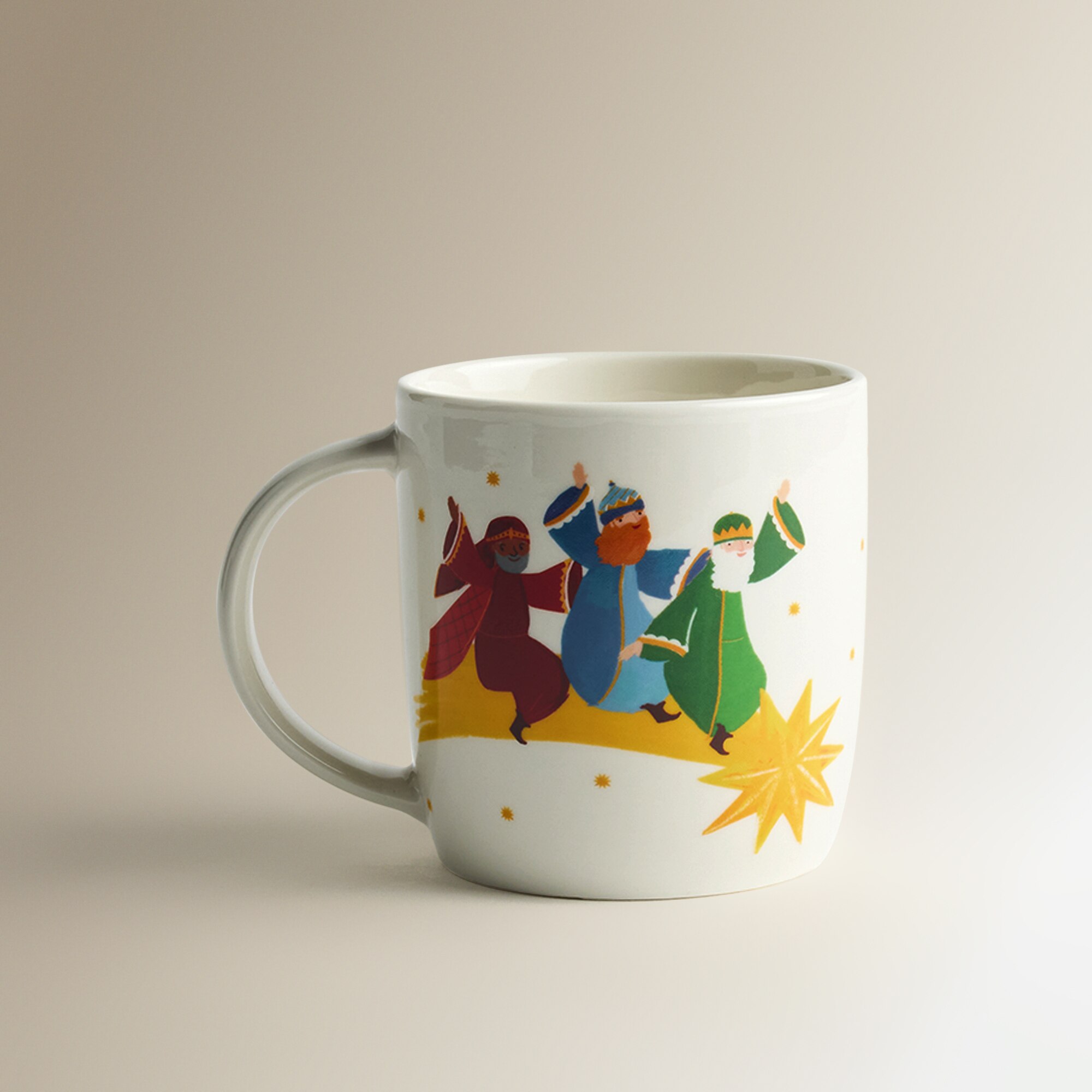 Taza mug Reyes Magos y colgante Papá Noel en caja de regalo Navidad Multicolor-5