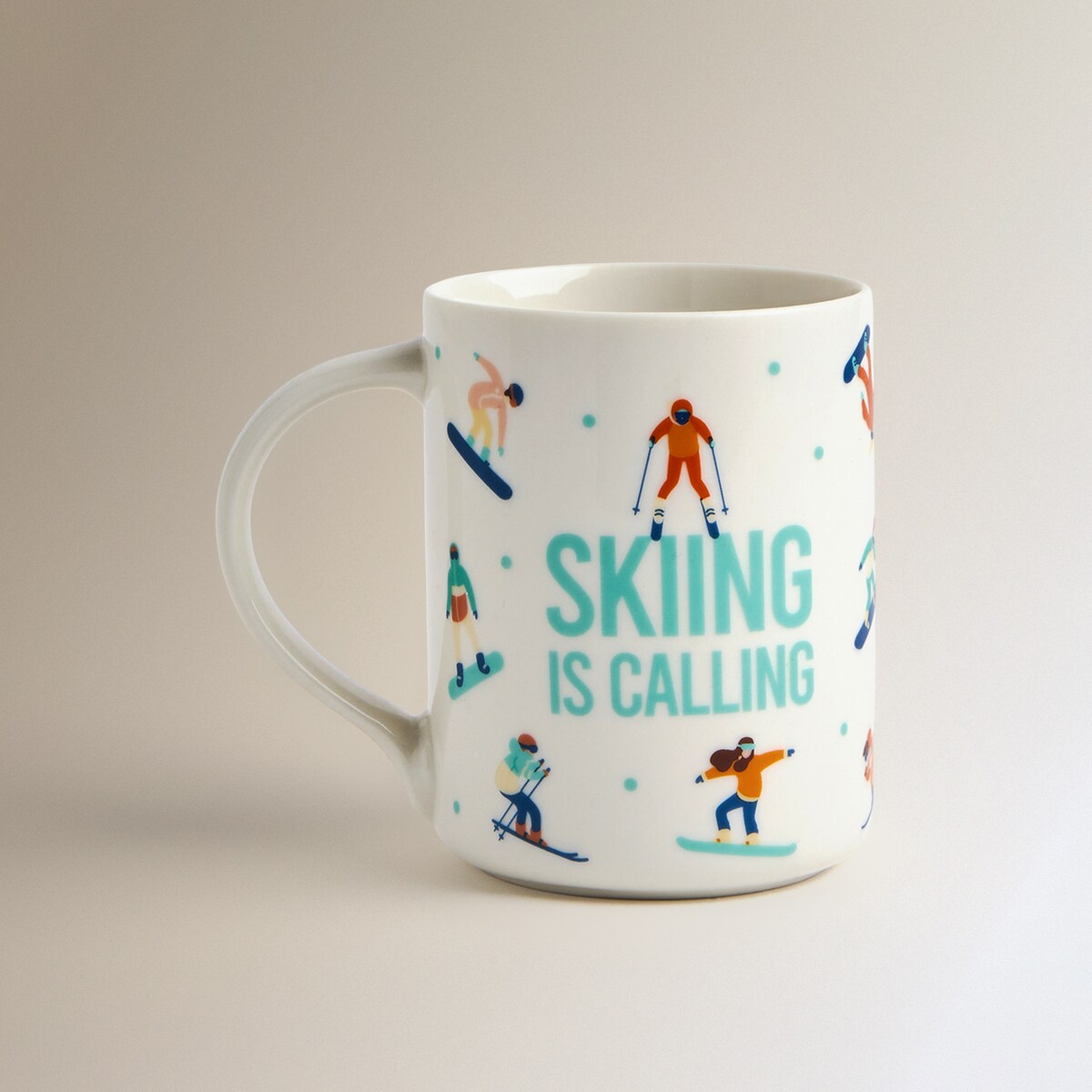 Taza Esquí Deportes Multicolor-2