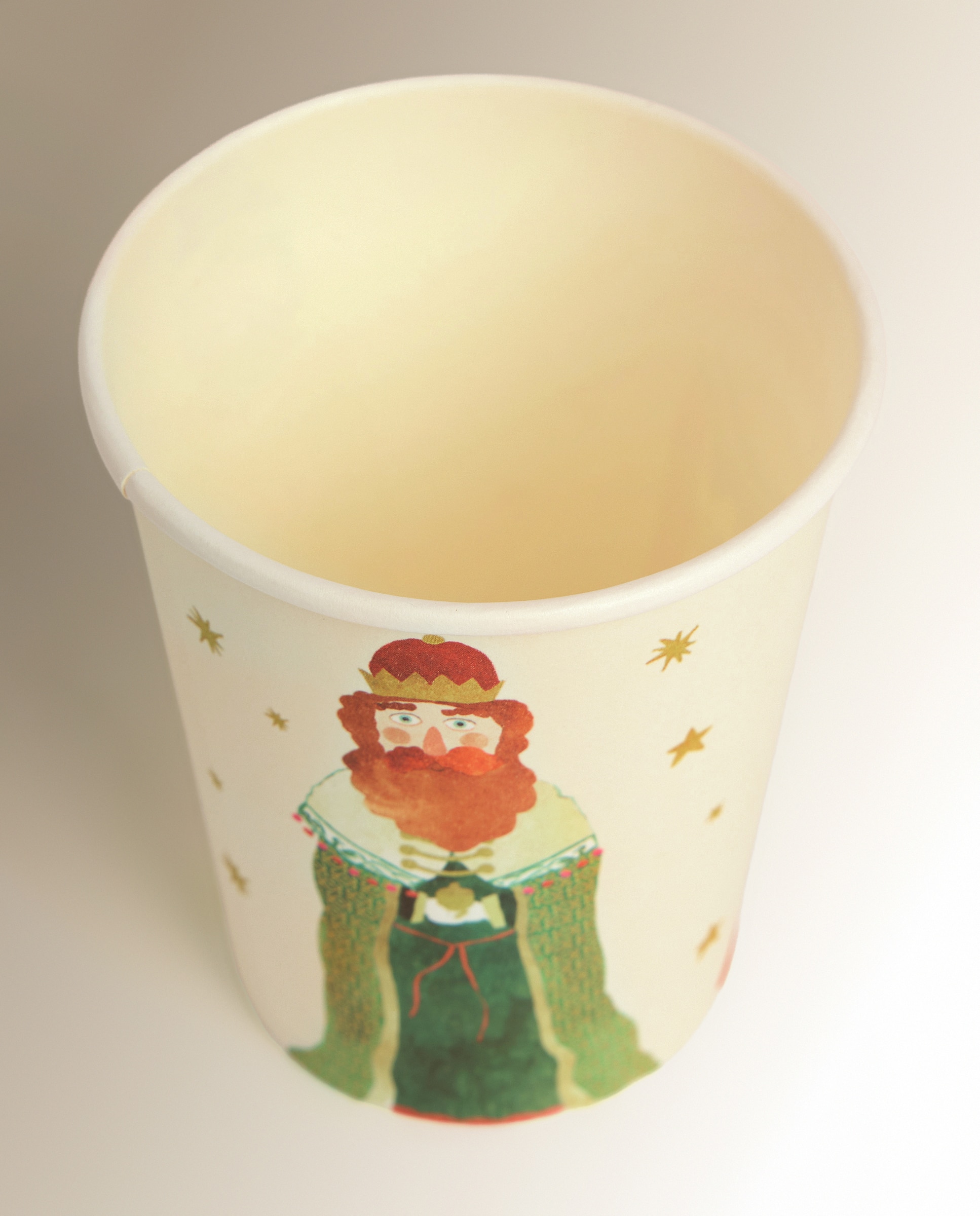 Conjunto de 6 Copos Descartáveis Reis Magos Natal Multicolor-2