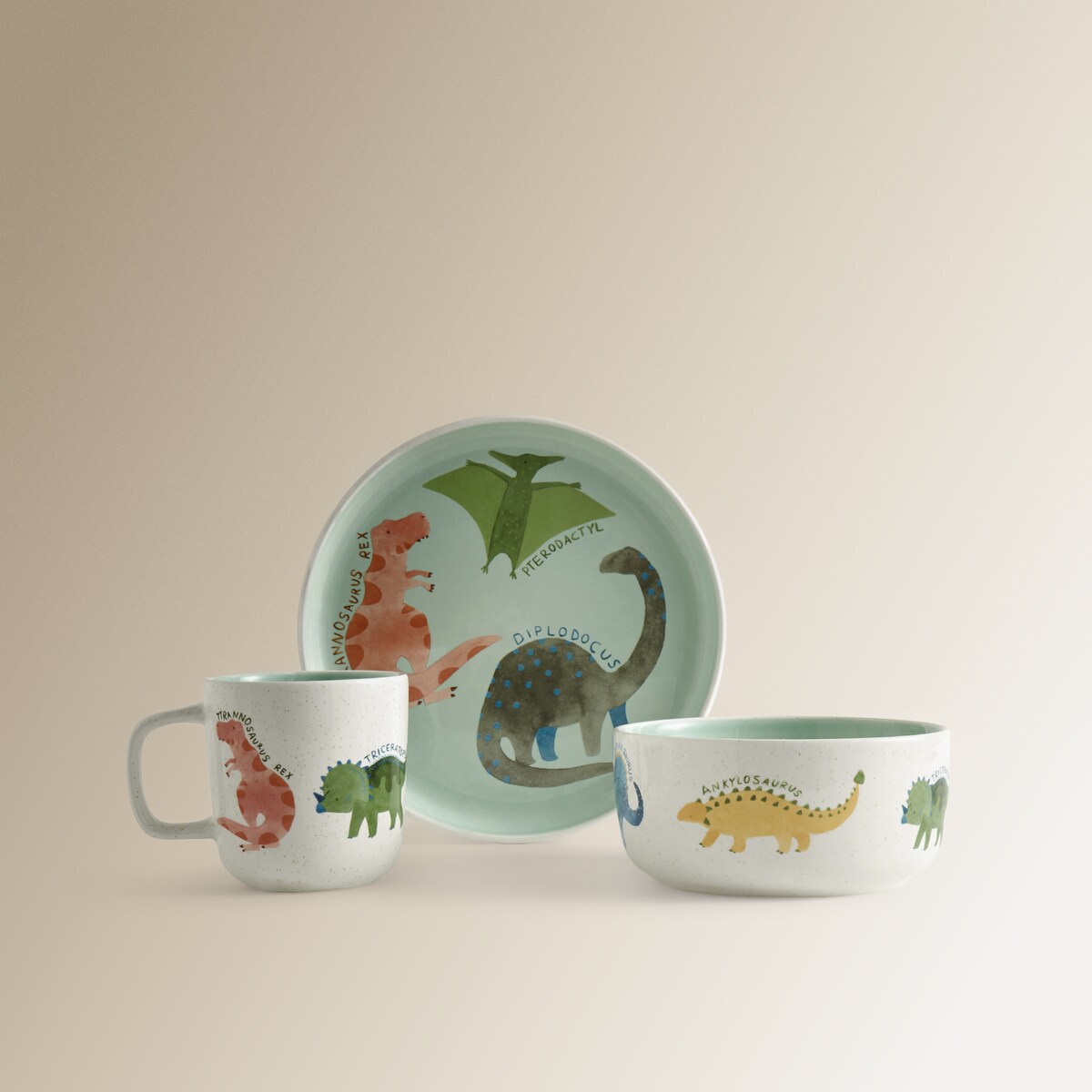 Conjunto Infantil de 3 Peças Dino New Multicolor-1