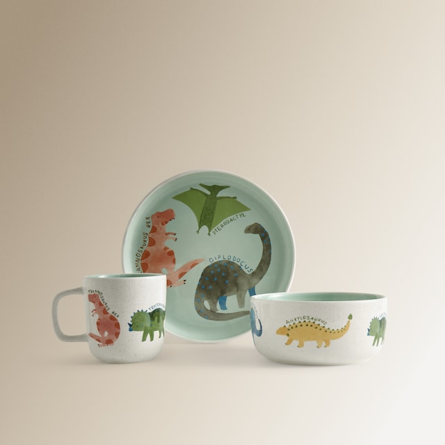 Imagem 0 de Conjunto Infantil de 3 Peças Dino New