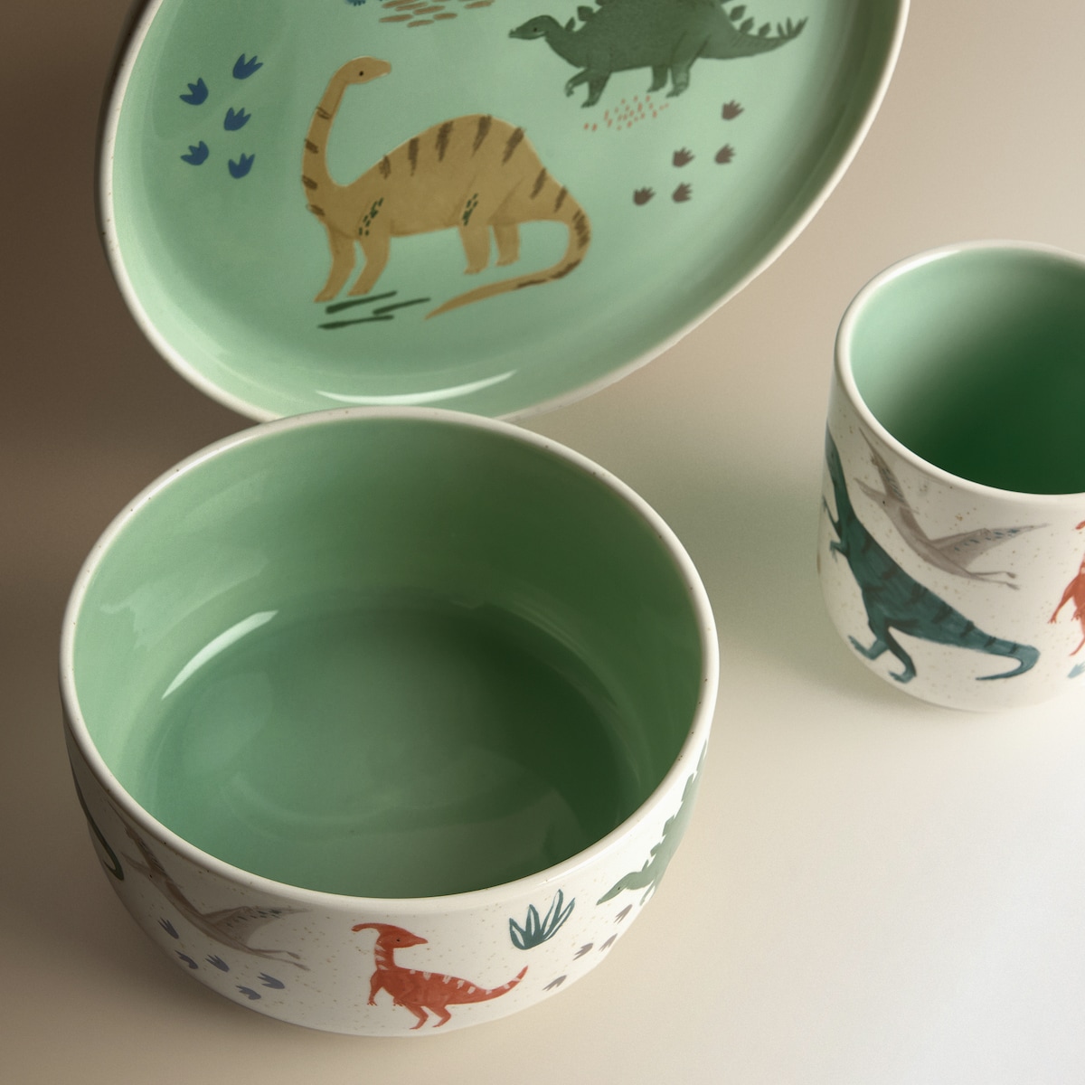 Conjunto Infantil de 3 Peças New Dinos Verde-2