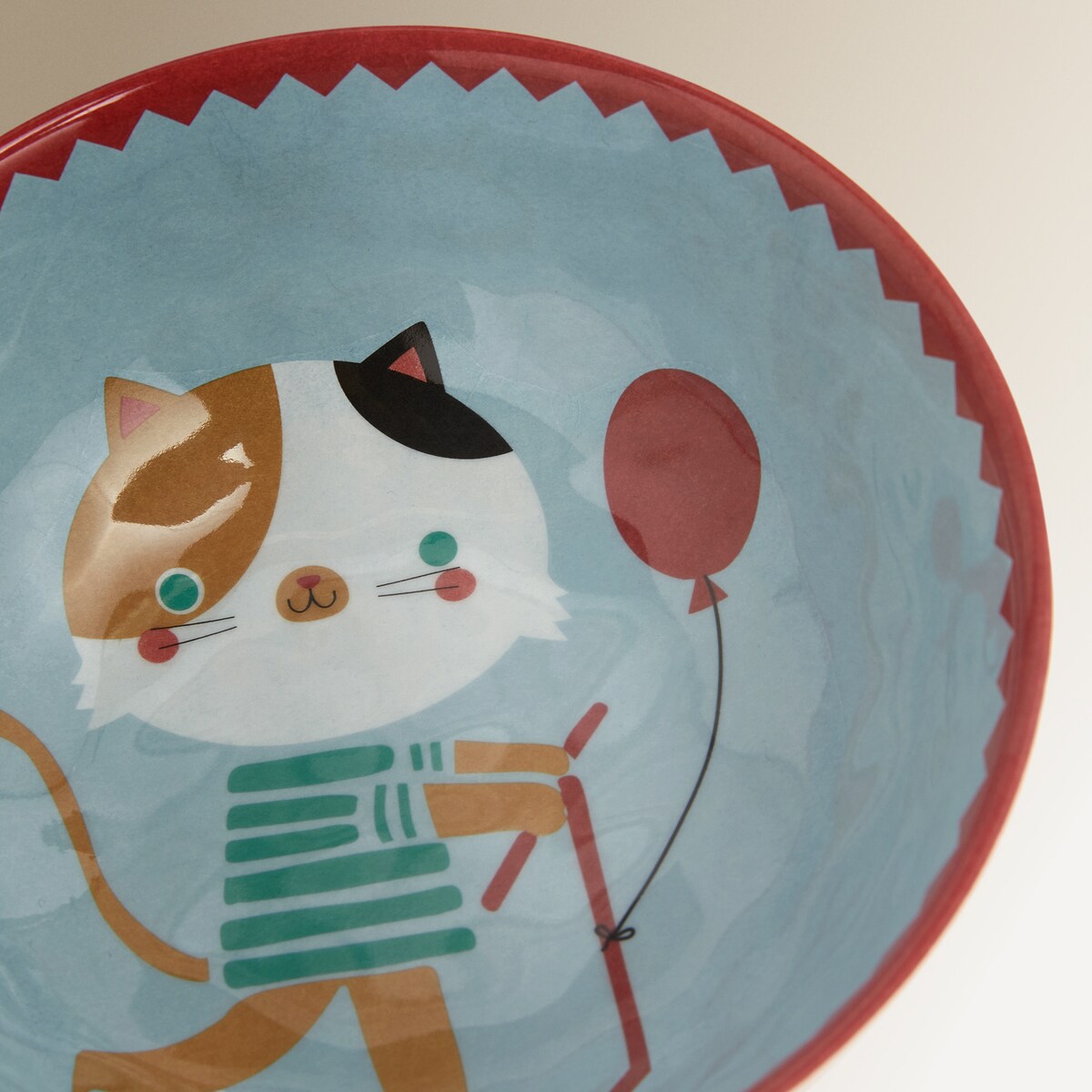 Cuenco infantil de melamina Cat Basics El Corte Inglés Azul-4