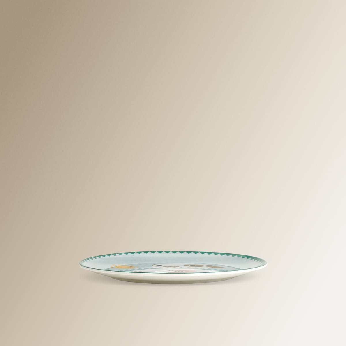 Plato infantil de melamina Dog Basics El Corte Inglés Azul-3