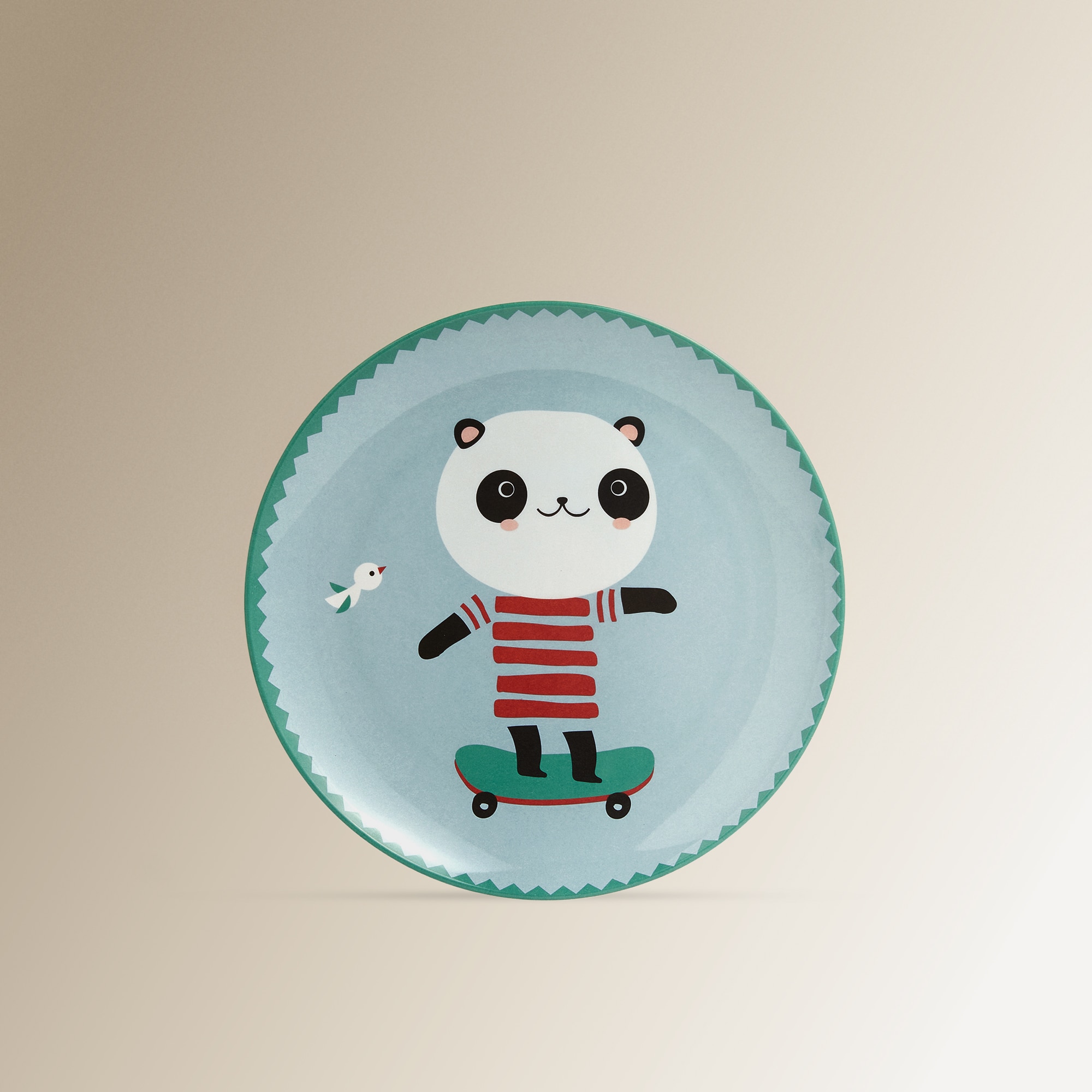 Imagen 0 de Plato infantil de melamina Panda Basics El Corte Inglés