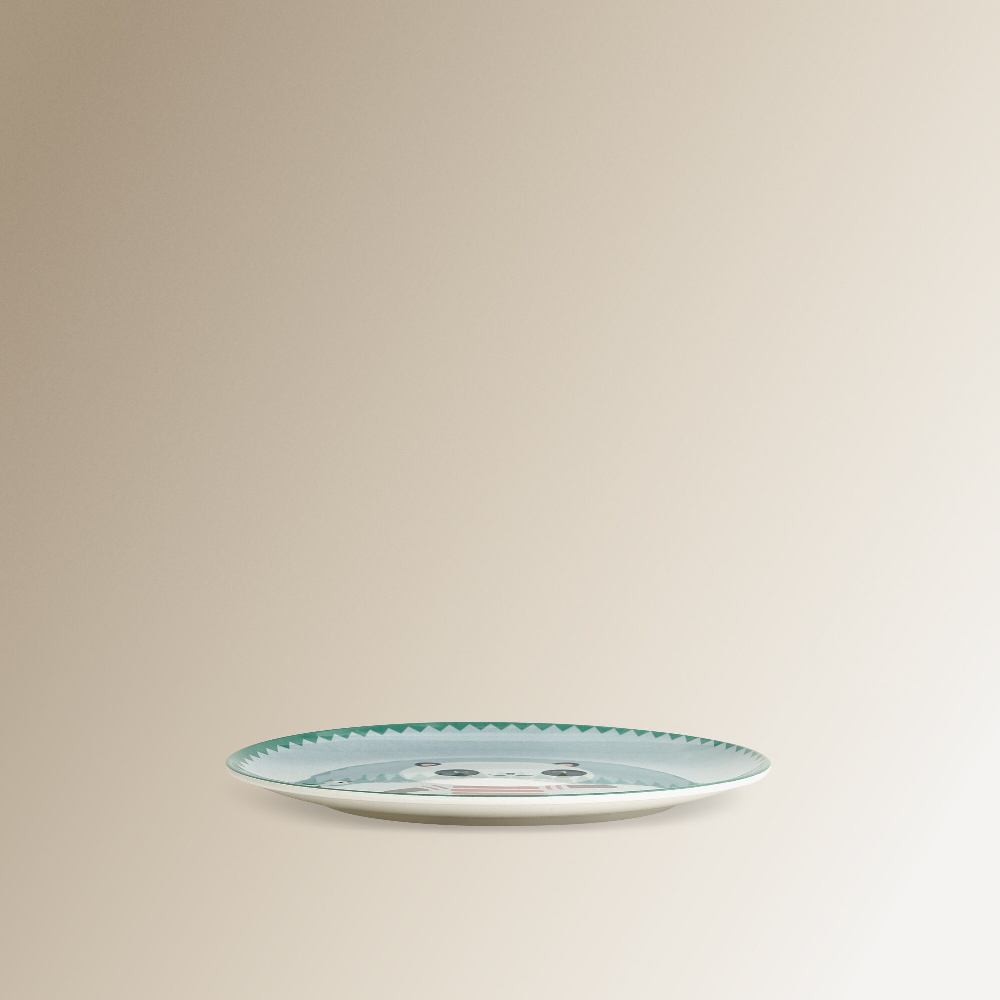 Plato infantil de melamina Panda Basics El Corte Inglés Azul-3