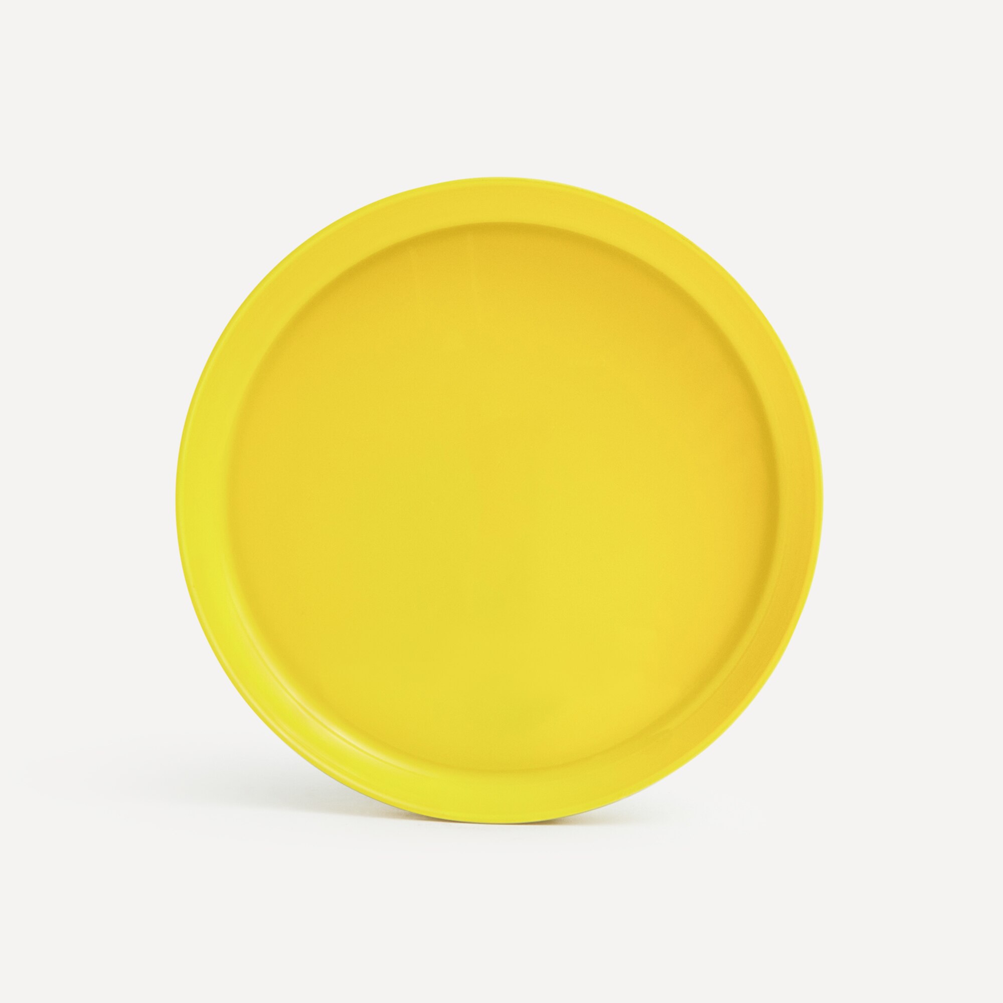 Prato liso Eco Amarelo-1