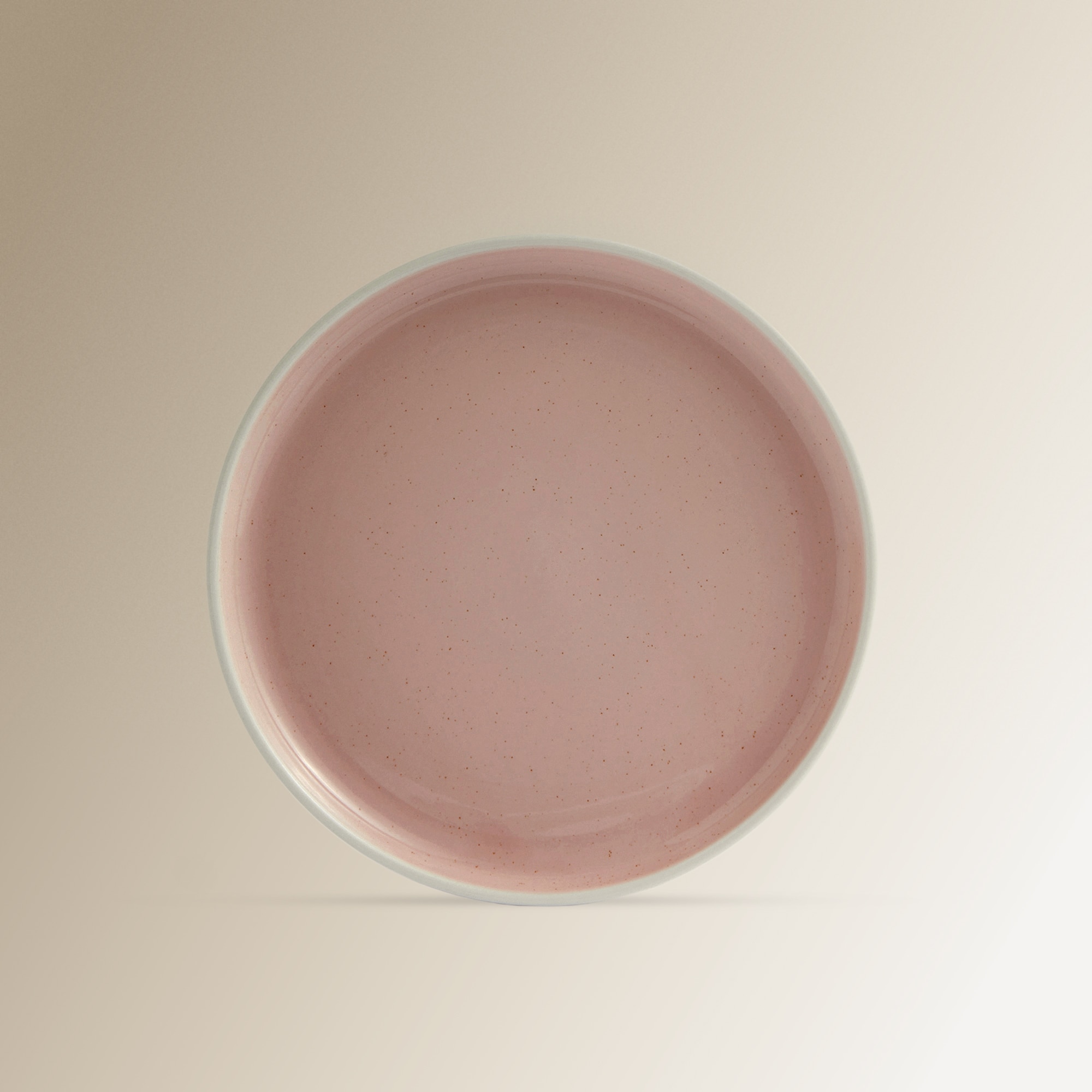 Prato de Sobremesa Colorido Rosa-1