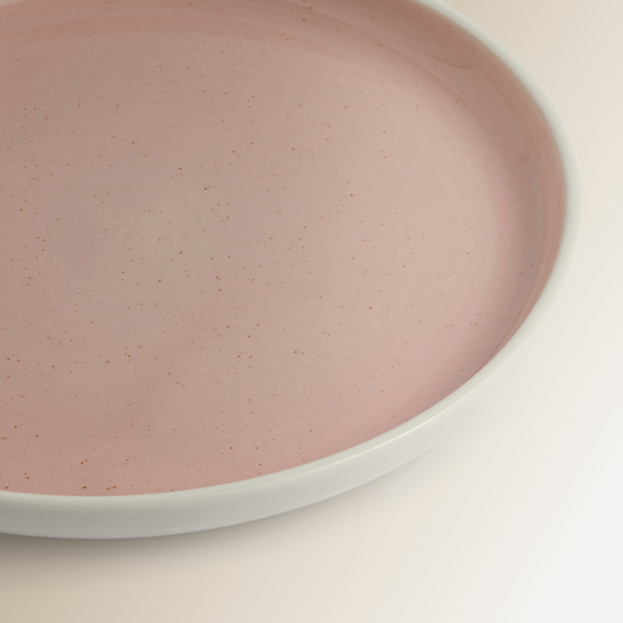 Prato de Sobremesa Colorido Rosa-4