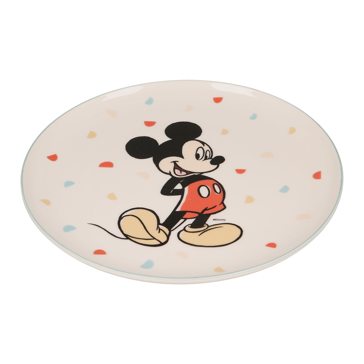 Plato de postre de cerámica Cozy Mickey Disney Multicolor-2