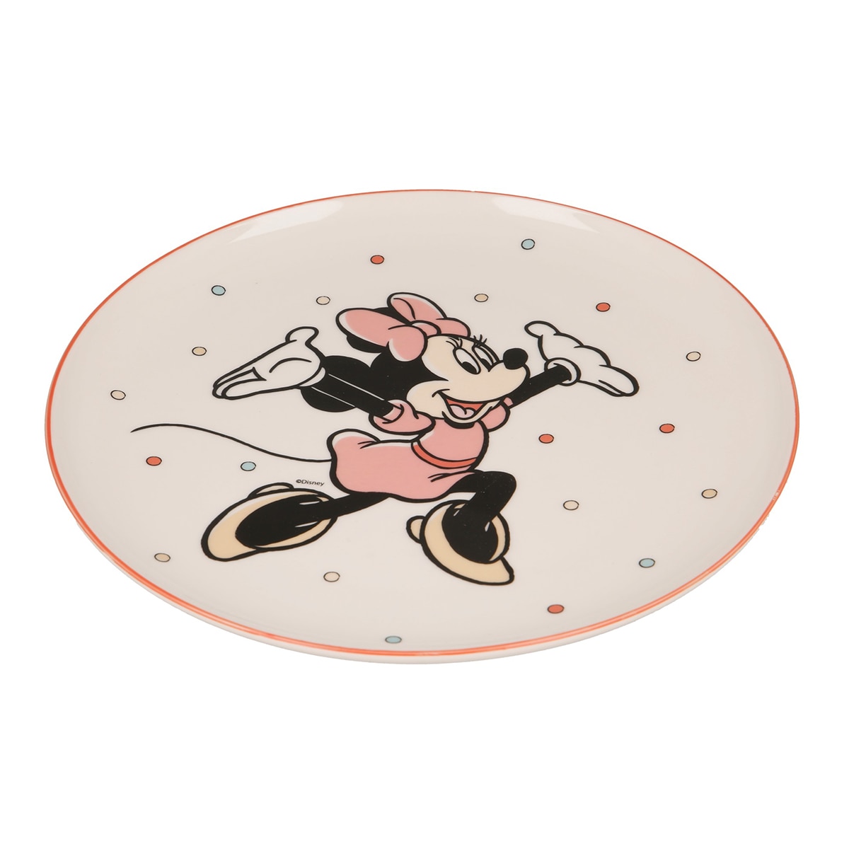 Plato de postre de cerámica Cozy Minnie Disney Multicolor-2