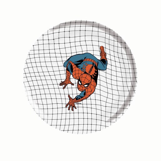 Plato de melamina decorado Spiderman