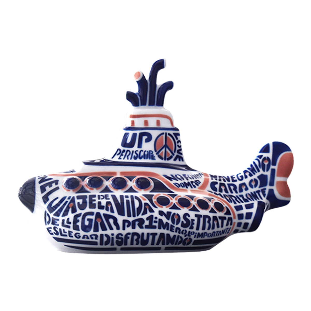 Figura decorativa Submarino Elesede Multicolor-3