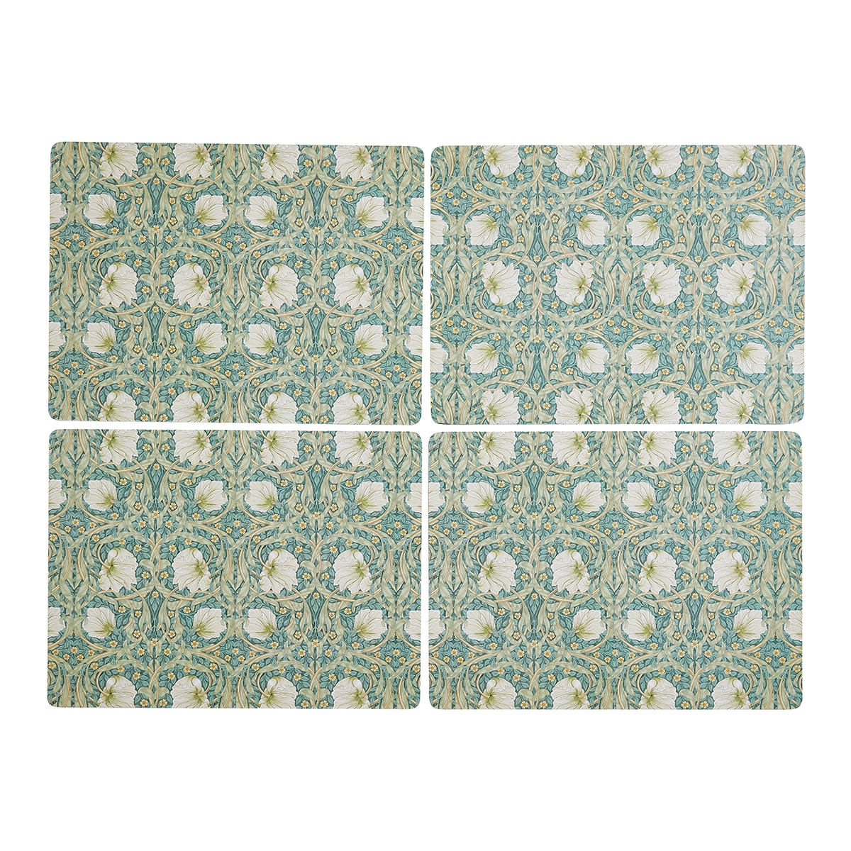 Conjunto de 4 Individuais Morris & Co Multicolor-1
