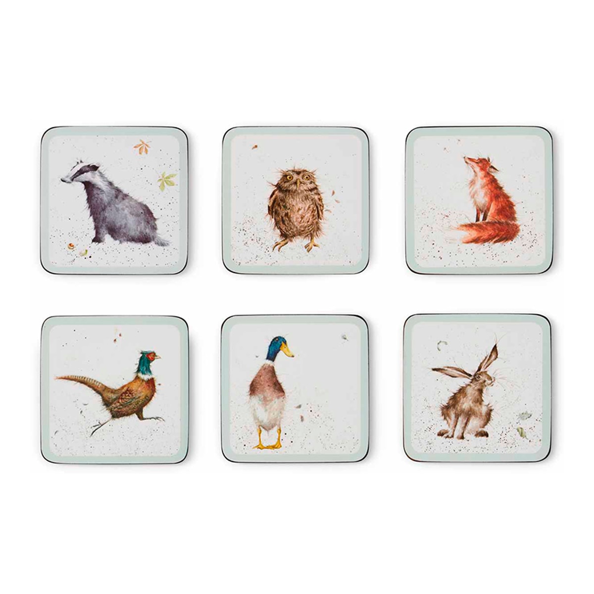 Portmeirion - Set de 6 posavasos Wrendale Designs Portmeirion.