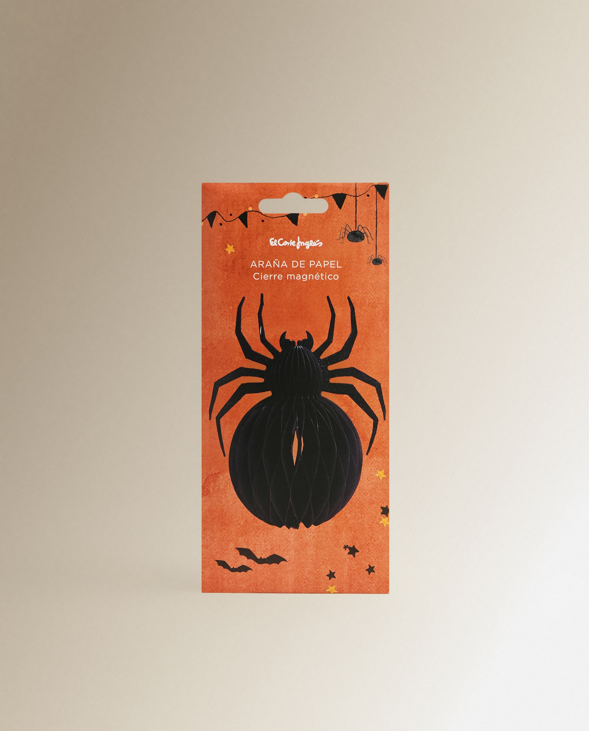 Figura de papel Araña Truco Halloween - Negro Negro-3