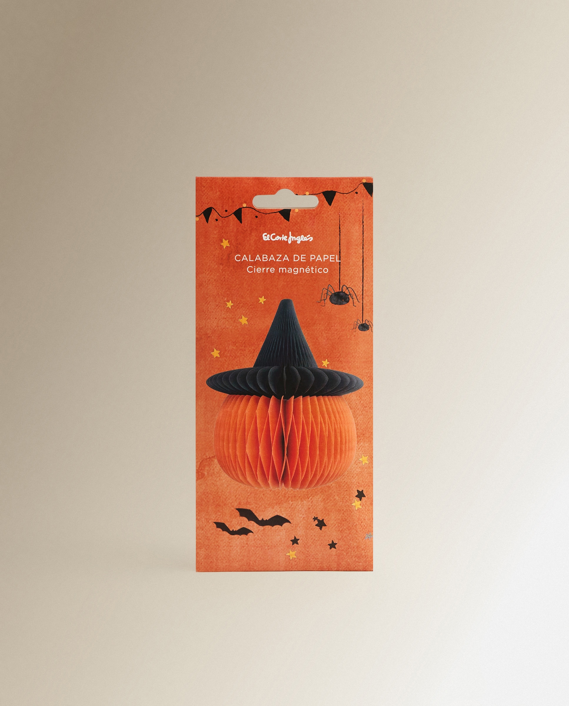 Figura de papel Calabaza Truco Halloween - Negro Negro-3