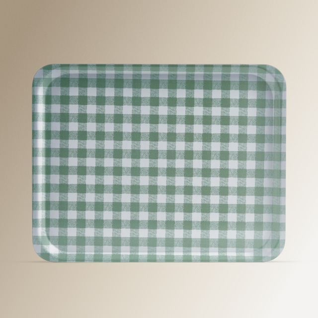 Imagen 0 de Bandeja rectangular de melamina Vichy El Corte Inglés