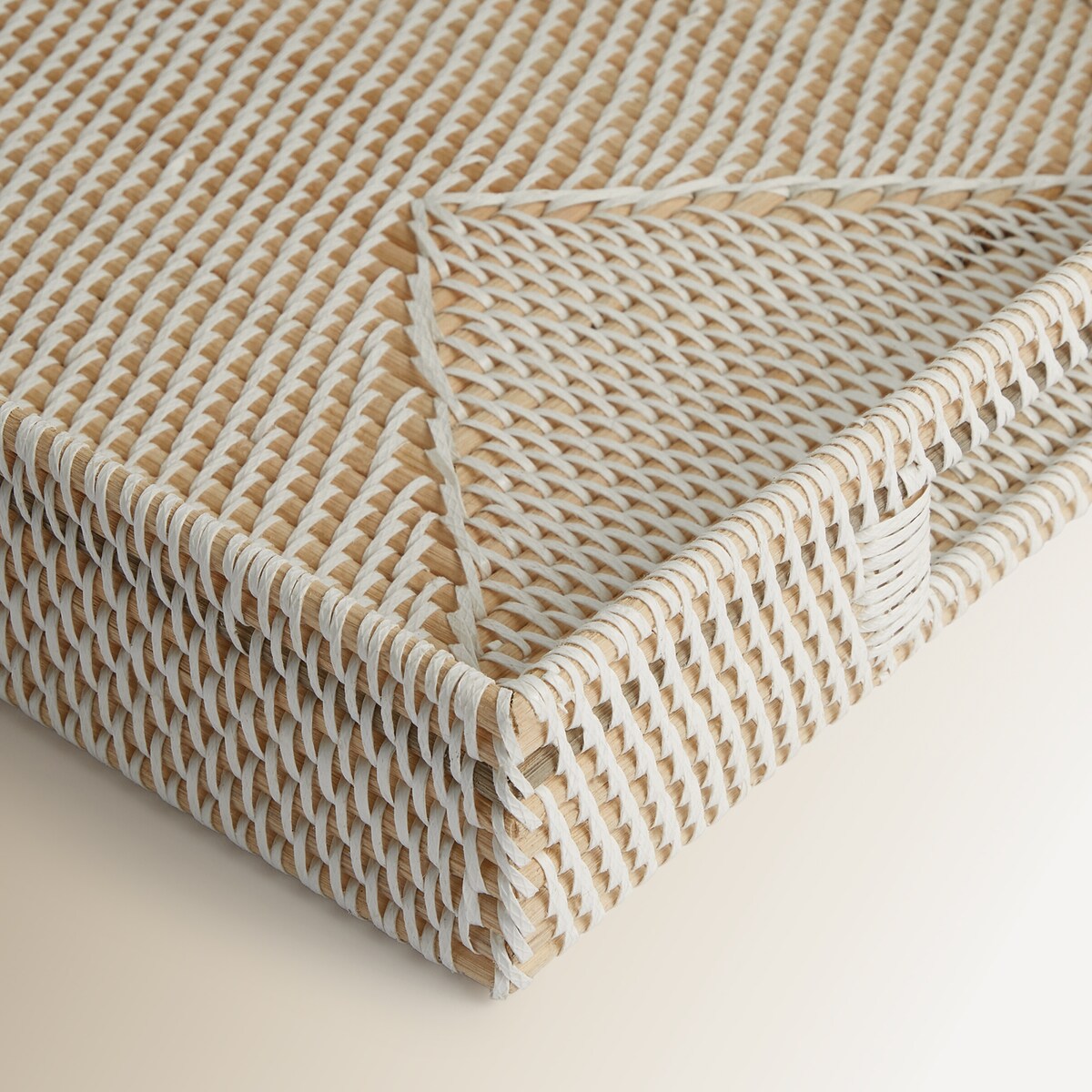 Bandeja rectangular Malang El Corte Inglés Branco-5