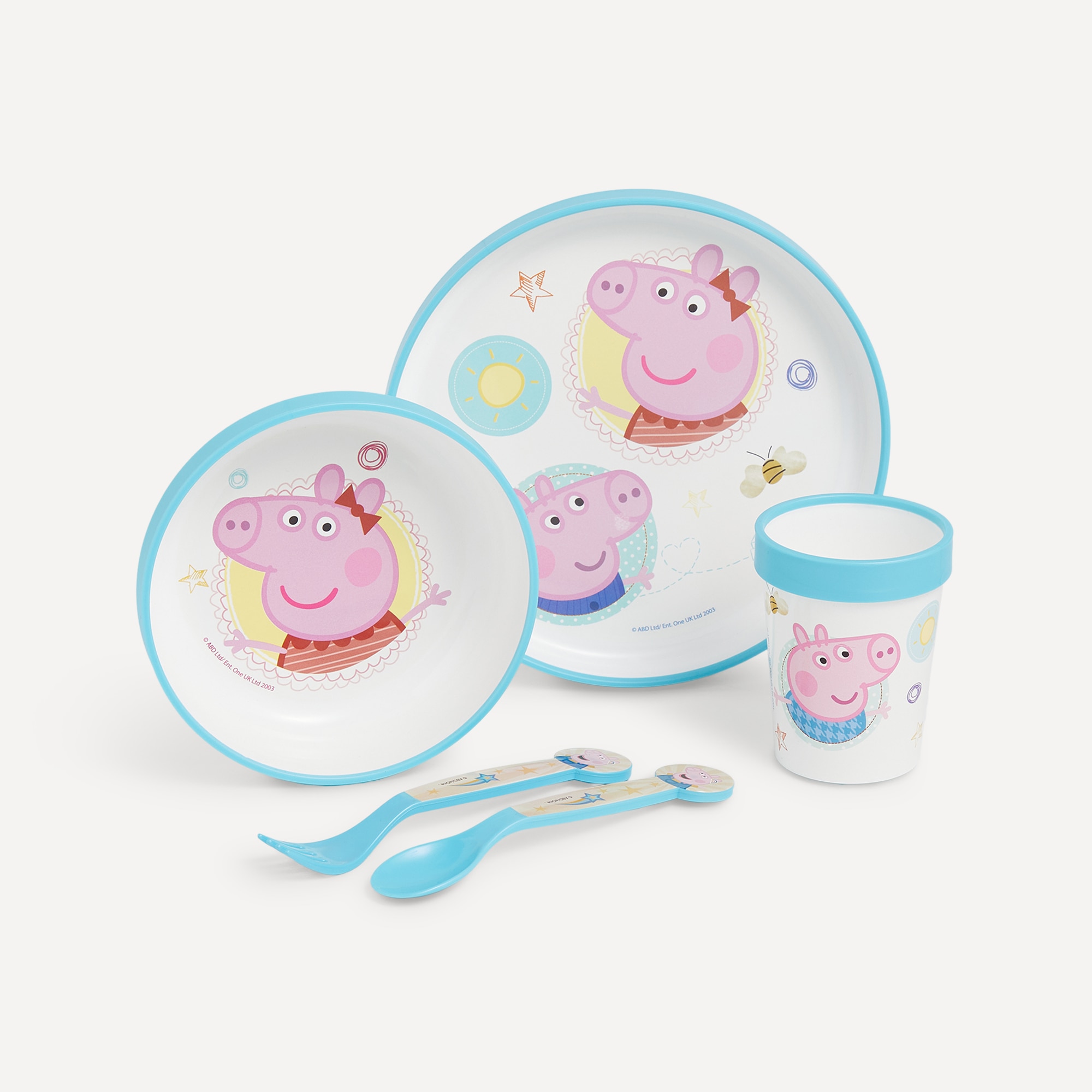 Imagen 0 de Vajilla infantil de 5 piezas Peppa Pig