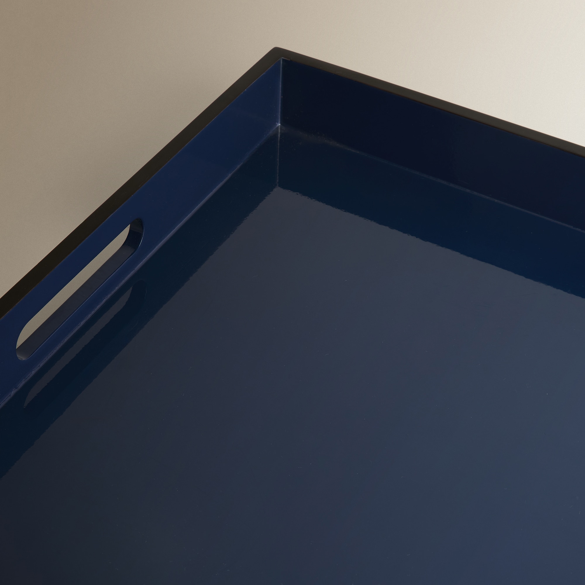 Tabuleiro Retangular Lacado Azul-4