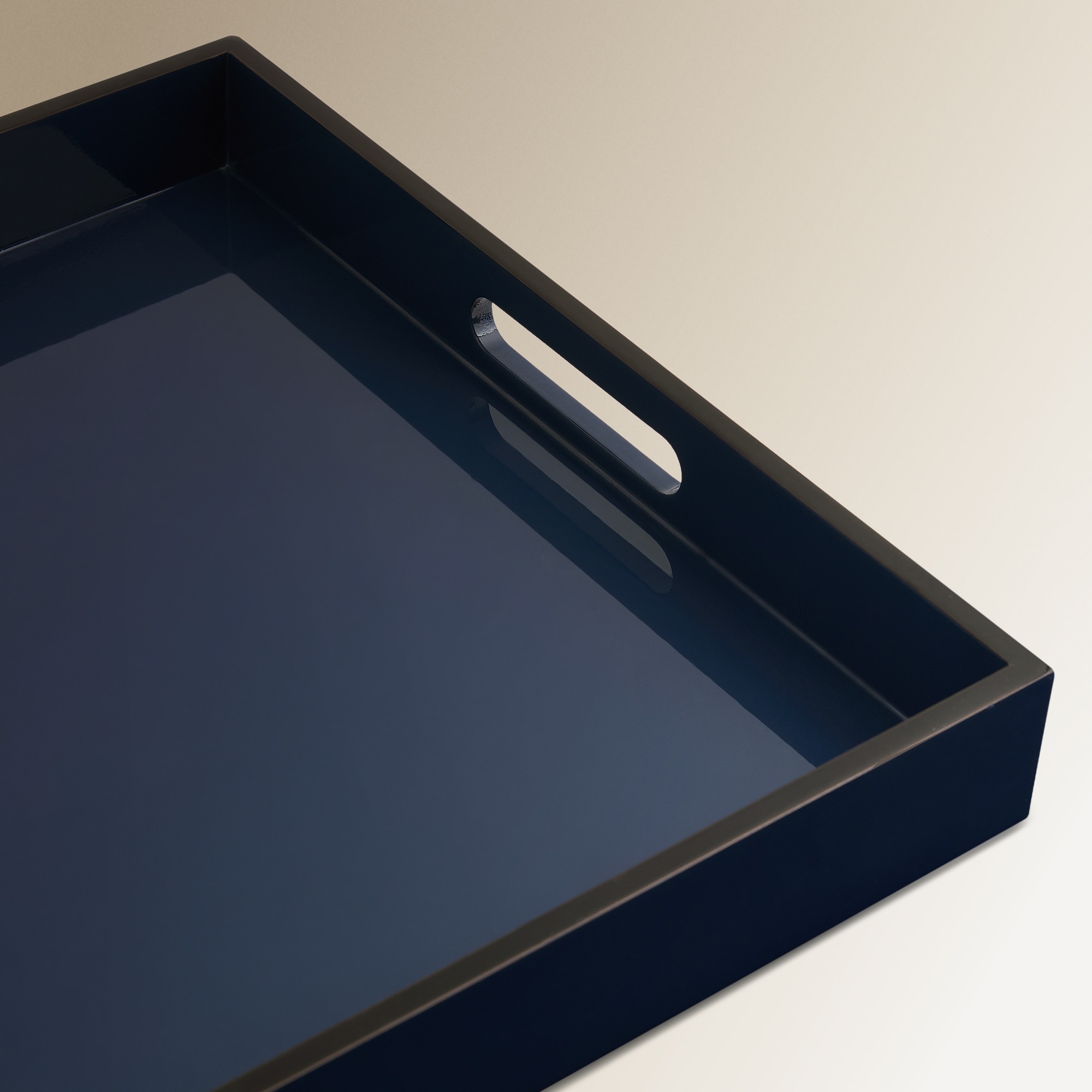 Tabuleiro Retangular Lacado Azul-5