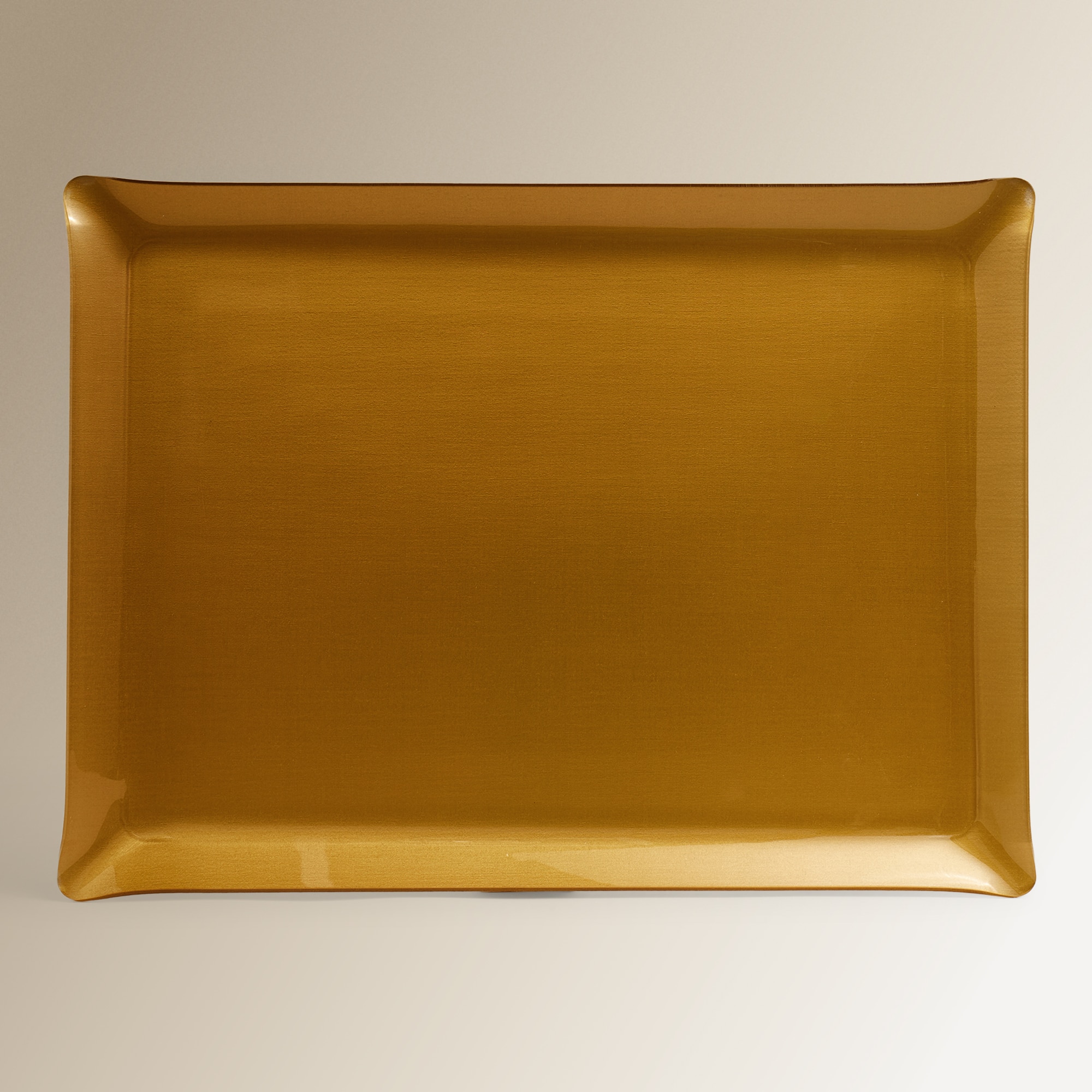 Tabuleiro em Acrílico de Linho Dourado-1