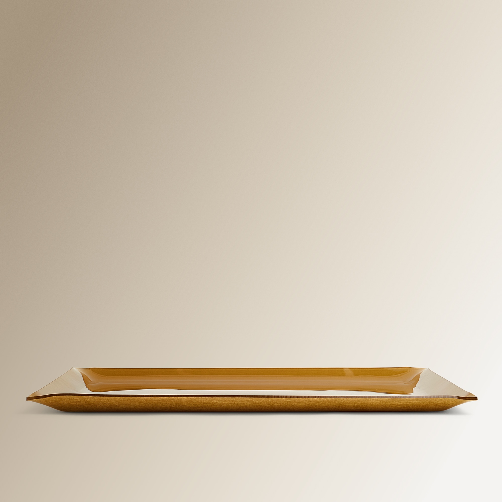 Tabuleiro em Acrílico de Linho Dourado-3