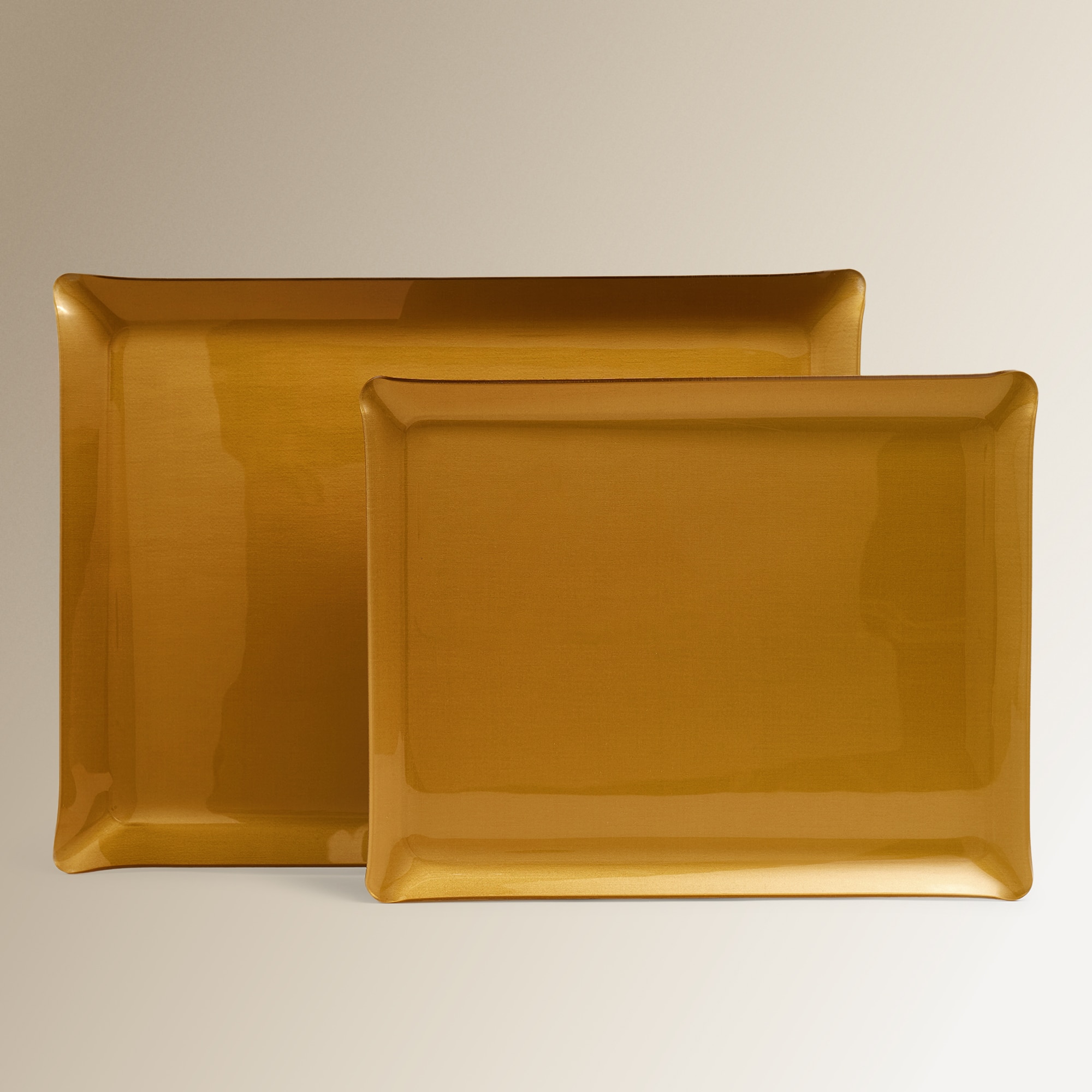 Tabuleiro em Acrílico de Linho Dourado-5