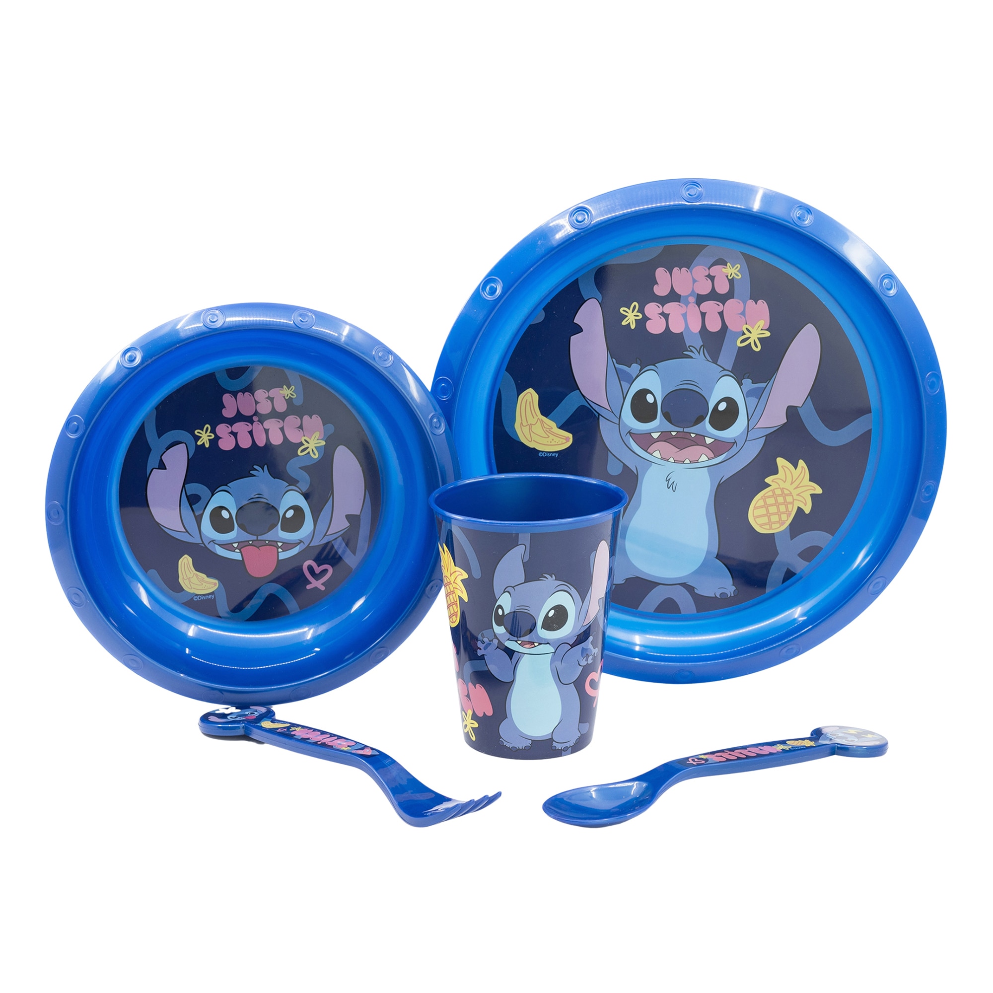 Imagen 0 de Vajilla infantil de 5 piezas Stich Disney