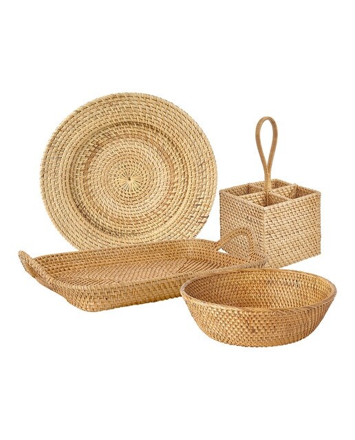 Colección de accesorios de mesa por piezas Malang Natural El Corte Inglés