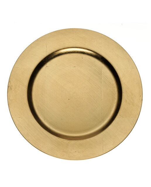 Prato Marcador dourado PVC Ouro-1